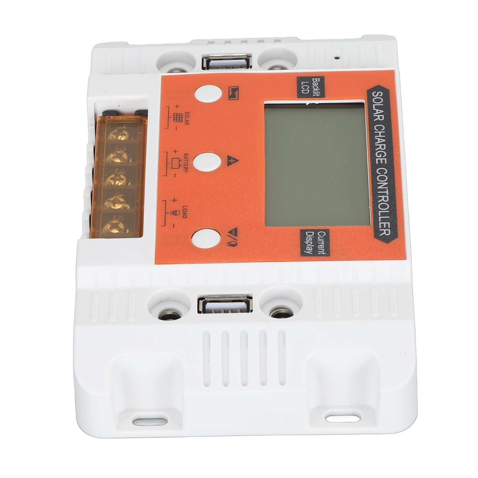 Solarladeregler Mit Hintergrundbeleuchtetem Lcd-display, Speicherfunktion Und Zwei Usb-ausgängen, 12v/24v 30a Solarmodulregler