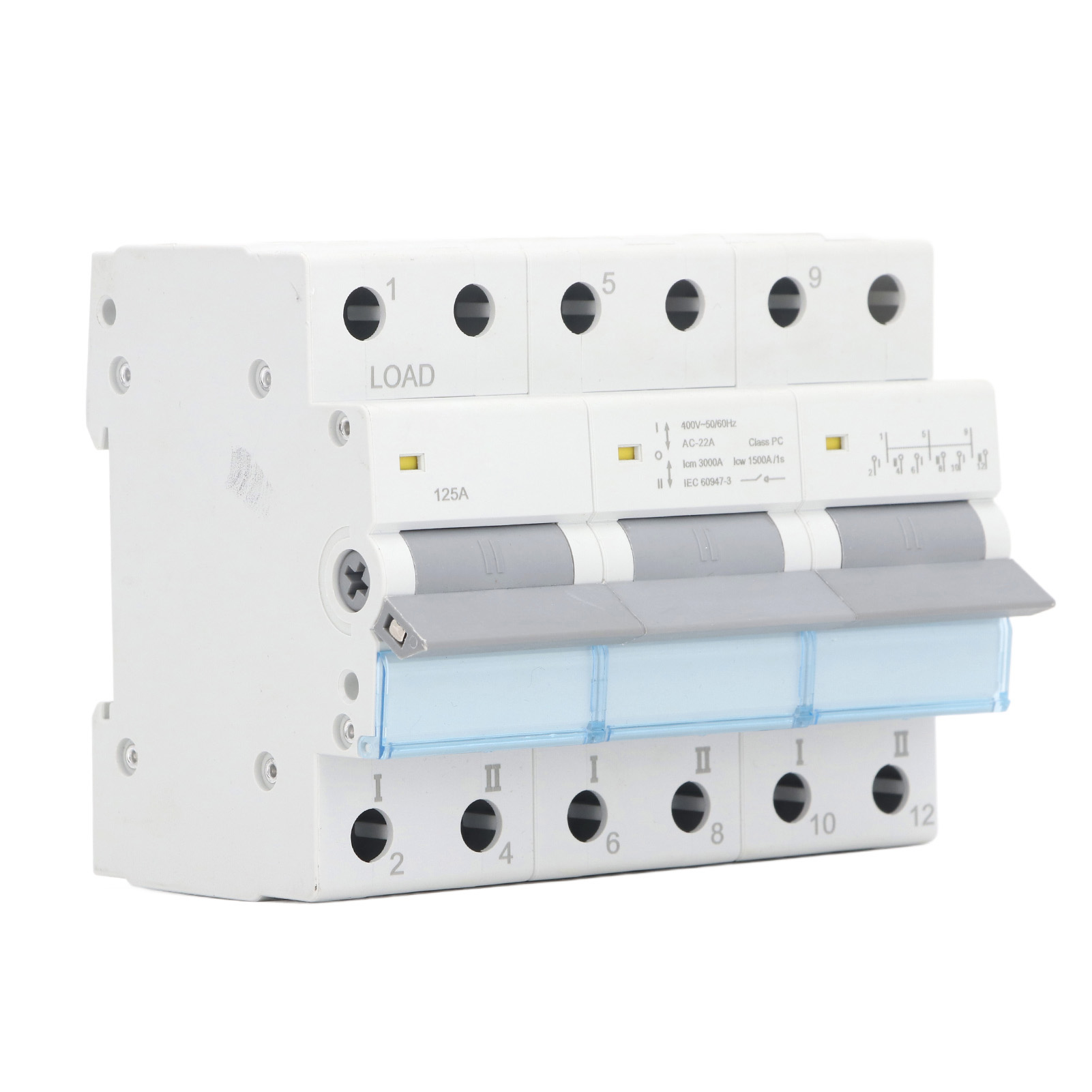 Dc-trennschalter Für Photovoltaik-solarmodule, 125 A 400 V Drehstrom-din-leistungsschalter, Doppelleistungs-trennschalter