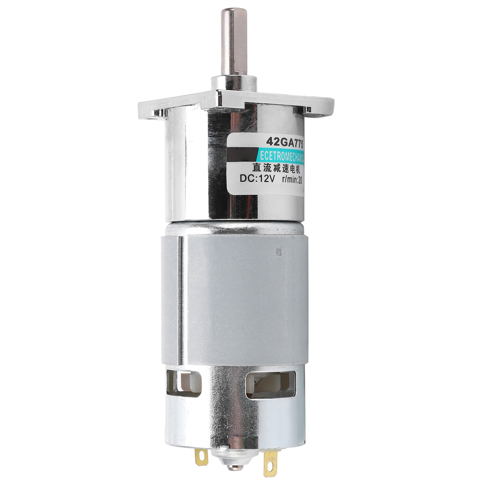 Langsam Laufender Mini-gleichstrom-getriebemotor Mit Permanentmagnet, Rechts-/linkslauf, Für Automatisierte Industrieanwendungen, 12 V, Xd-42ga775, 20 U/min