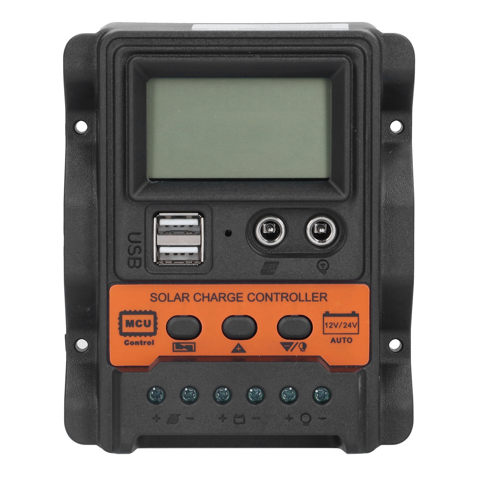 Solarladeregler Mit Lcd-bildschirm, Zwei Usb-anschlüssen, 12–24 V Dc-entladeregler, 30 A