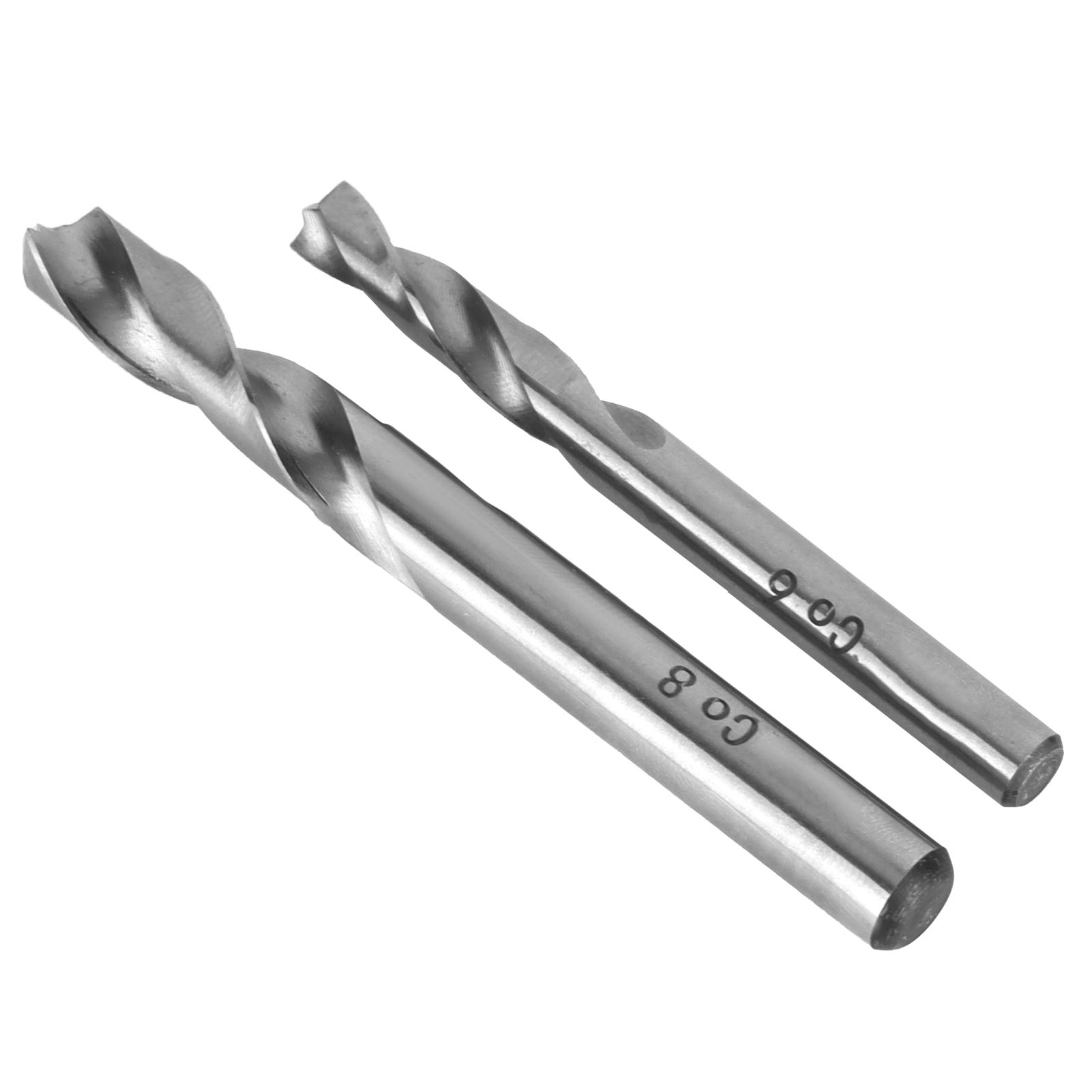 Set Mit 2 Abriebfesten Und Langlebigen Hssco-punktschweißbohrern Zum Schneiden Von Metallplatten.