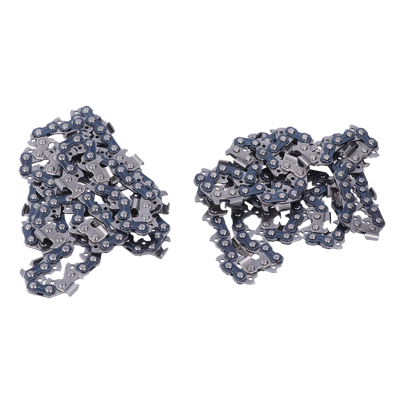 2 Universelle Ersatzketten Für Kettensägen, 3/8" Teilung, 0,058" Treibgliedstärke, 72 Treibglieder, 20" Länge.