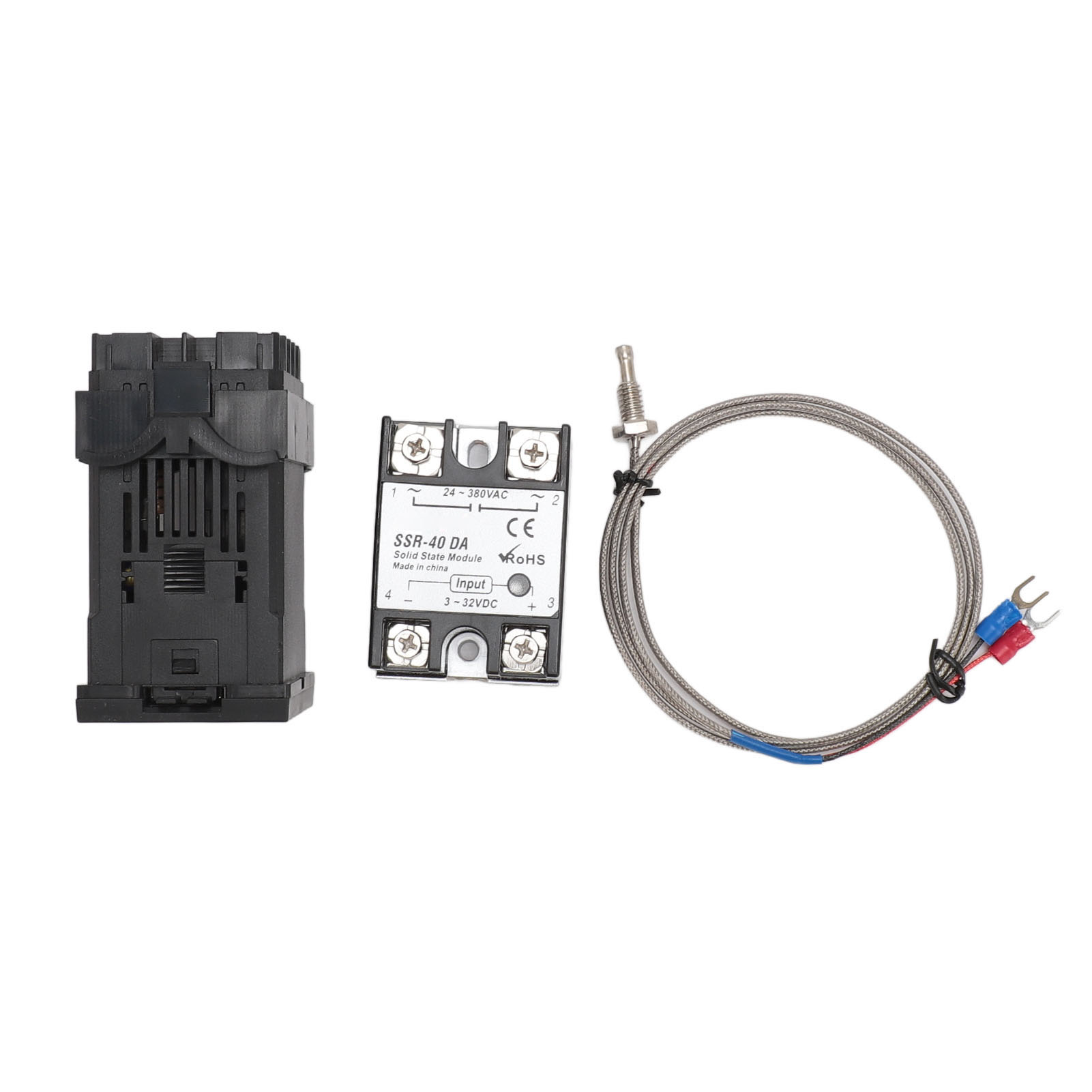Rexc100 Thermostat 40da Ssr Typ K Thermoelement-kit Mit Digitalanzeige Und Industriellem Temperaturregler