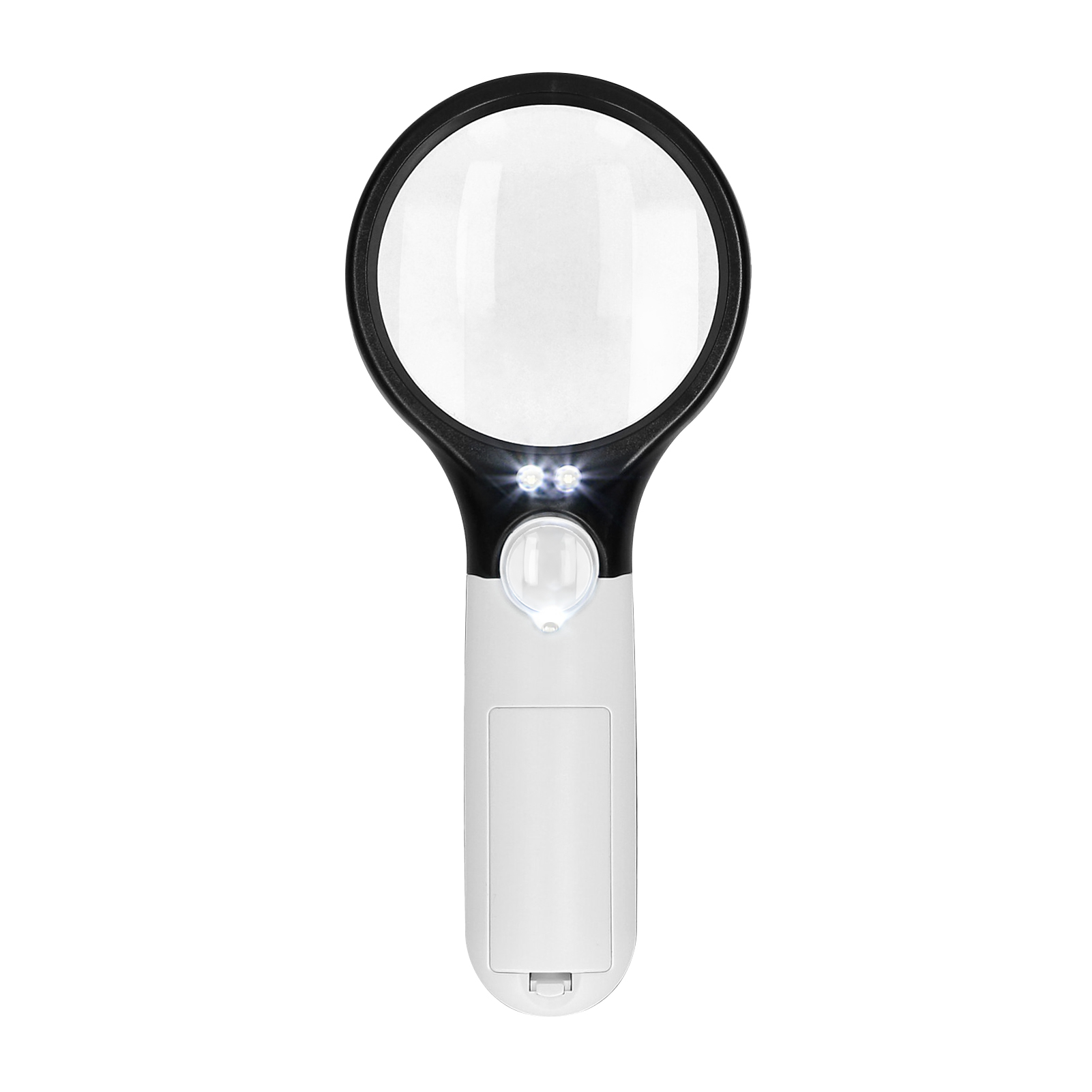 Vergrößerungsglas Mit Integrierter Beleuchtung, 2,5- Bis 45-fache Vergrößerung, Tragbares Led-vergrößerungsglas Zum Lesen Von Schmuck, Landkarten, Zeitungen Und Briefmarken.