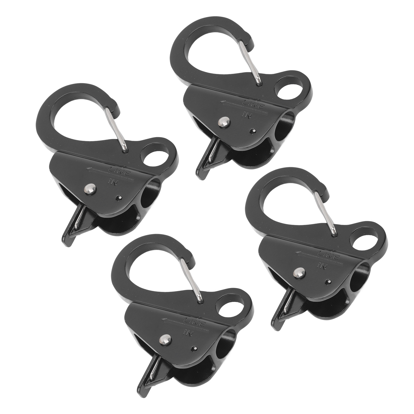Federbelastete Karabinerhaken Zur Befestigung Eines 3/8"-seils – Federbelasteter Karabinerhaken Für Fender, 5/8"-öffnung, Edelstahl 316, Schnellverschluss