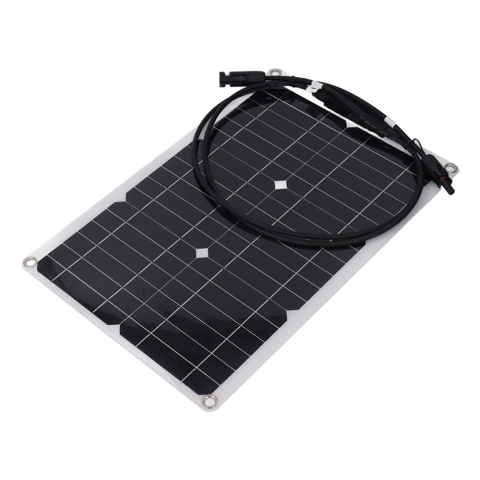 20w 18v Monokristallines Flexibles Solarpanel Für 12v-batterie, Überwachungskamera, Netzunabhängige Anwendungen