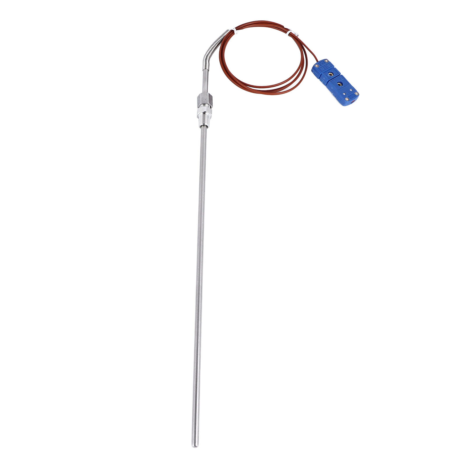 Ntc-temperatursensor – 200 °c – Typ T Ntc-temperatursensor, 1/8"-gewinde, 5 X 330 Mm Durchmesser, Mit Stecker, 350 °c