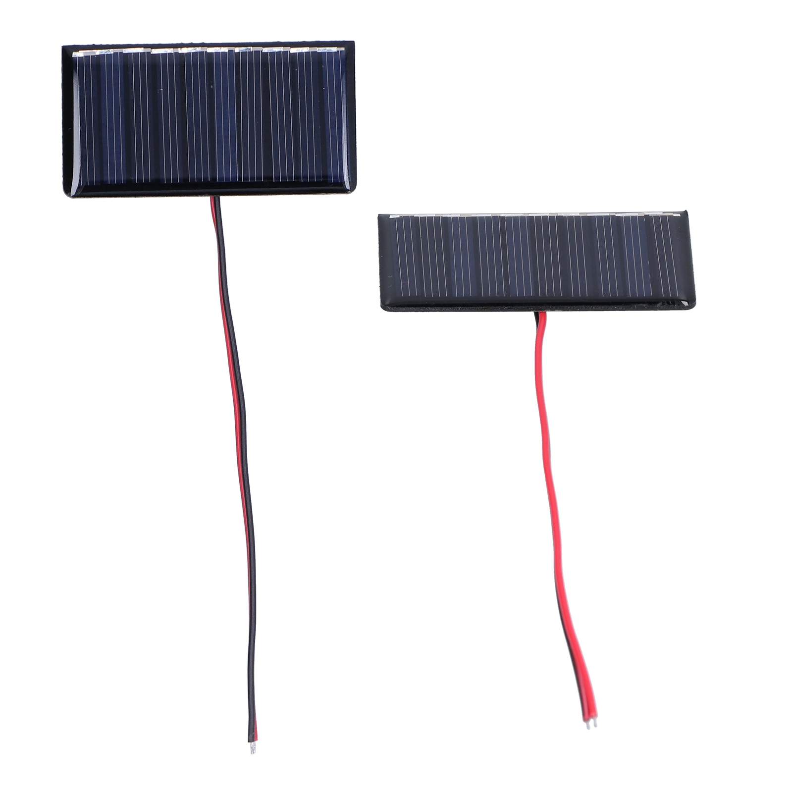 Packung Mit 2 Polysilizium-solarmodulen, Selbstklebende Mikrosolarzellen, 68 X 36 Mm, 0,3 W, 5 V