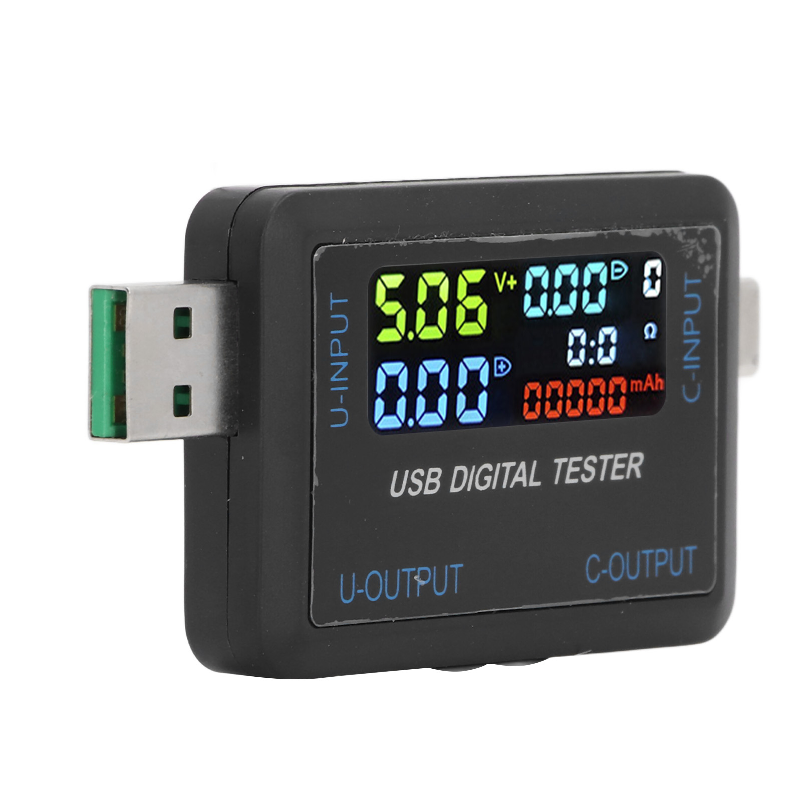 Usb-multimeter-tester, Multifunktions-typ-c-tester Für Spannung, Strom, Kapazität, Energie Und Leistung (5-36v)