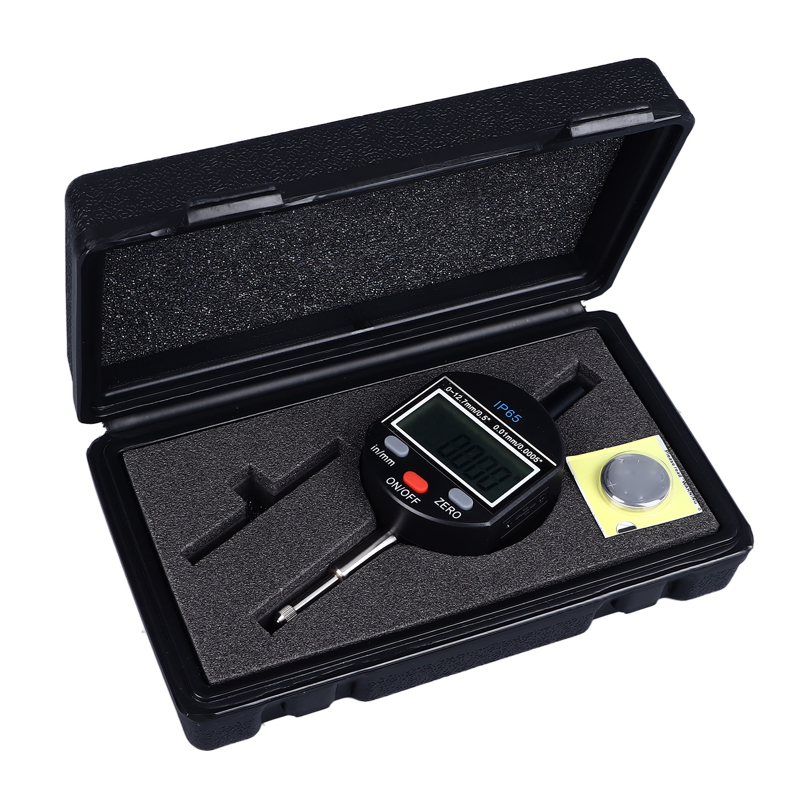 Digitale Messuhr, Messbereich 0–12,7 Mm, Auflösung 0,01 Mm, Wasserdicht Nach Ip65, Digitale Tastlehre