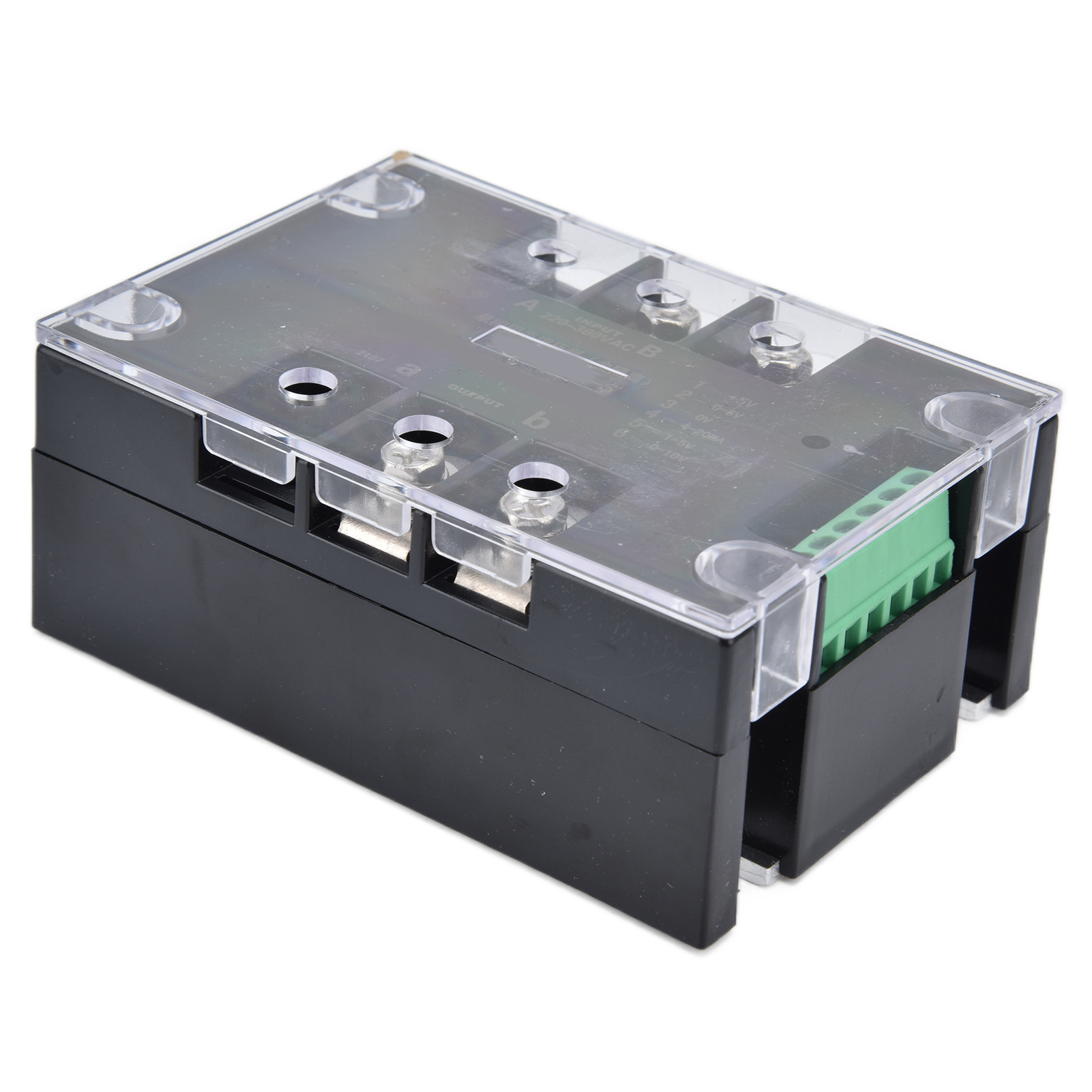 Einphasiger Scr-spannungsregler, Halbleiter-regelrelais 220-380 Vac (ssr60wah Ohne Kühlkörper)