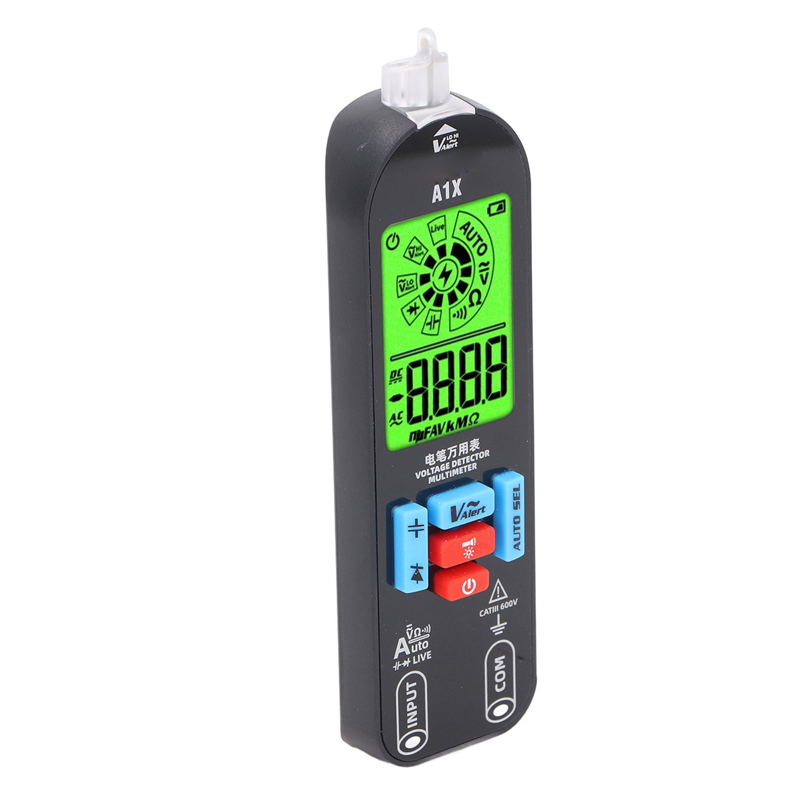 Digitales Multimeter Mit Lcd-bildschirm, Spannungs- Und Kapazitätsmessgerät, Widerstandsmesser, Wartungswerkzeug Ohne Aufbewahrungskoffer.