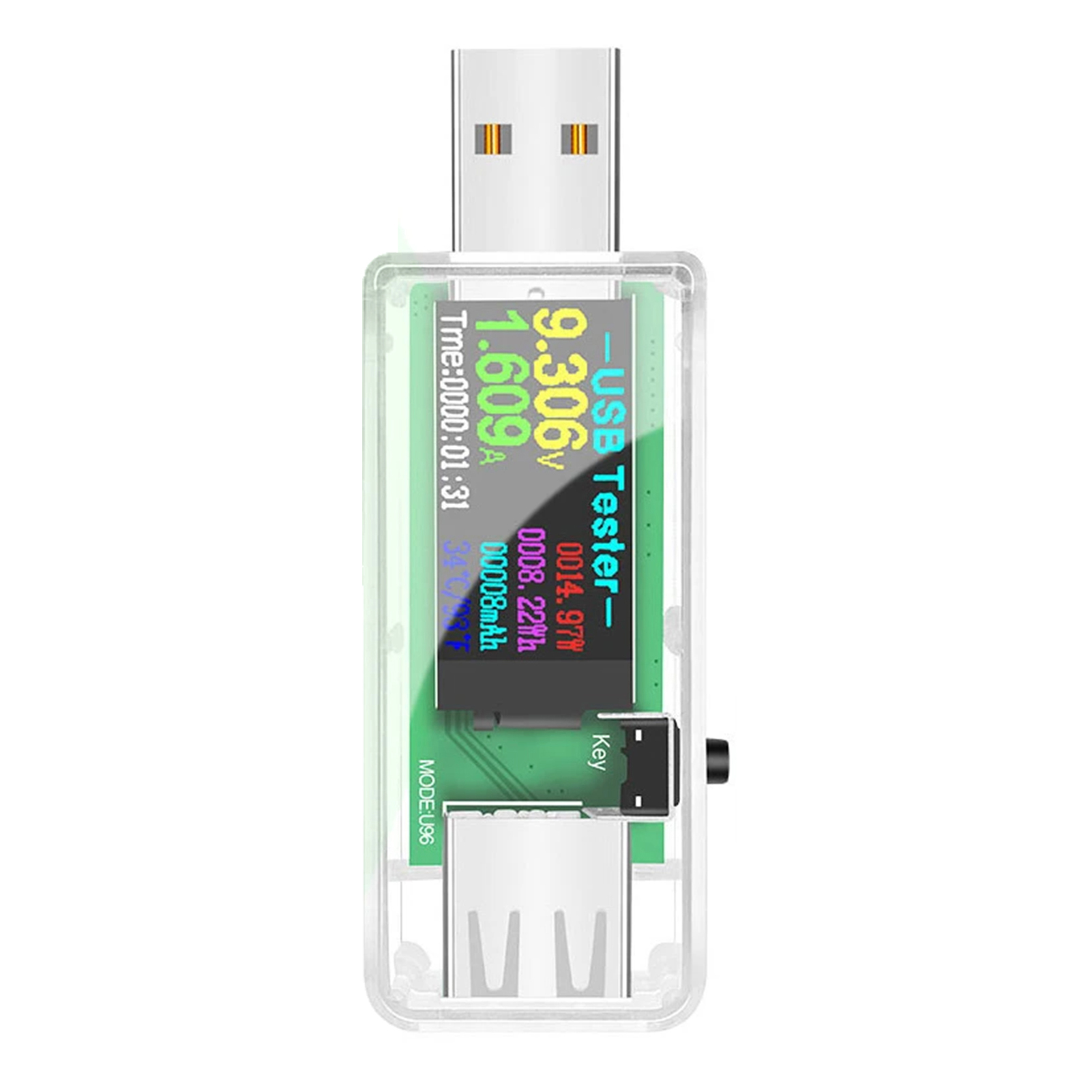 13-in-1 Usb-tester: Strom- Und Spannungsanzeige, Farb-lcd-display, Amperemeter, Wattmeter, Digitales Dc-multimeter, Voltmeter, Wattmeter. Hochpräziser, Tragbarer Usb-tester.