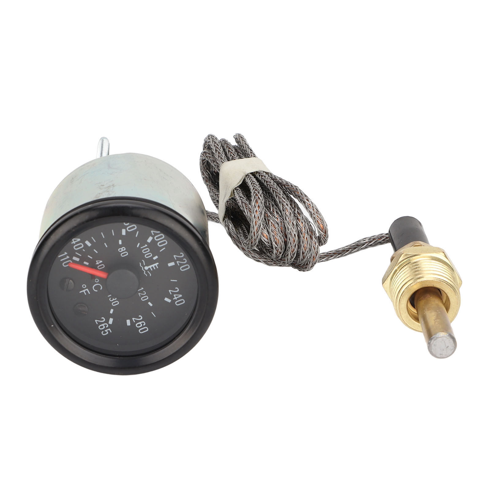 Wassertemperaturanzeige Mit Sensor, 52-mm-zifferblatt, Zeiger, Mechanisch, Für Baumaschinen, 12 V Dc