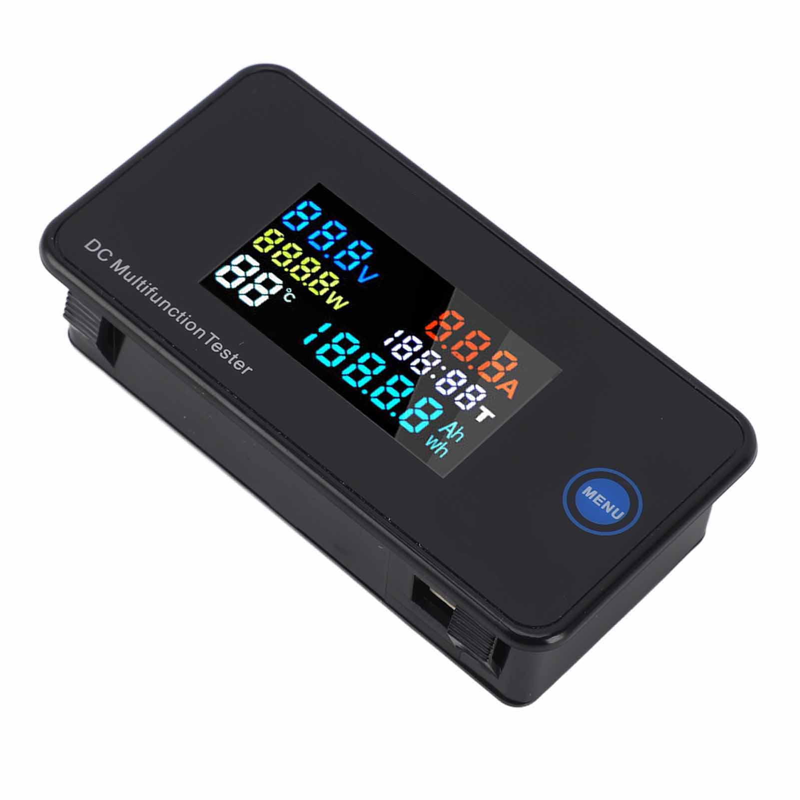 Farbdigitales Voltmeter, Amperemeter Und Wattmeter, Gleichstromprüfer, 8-120v Multifunktionsmonitor