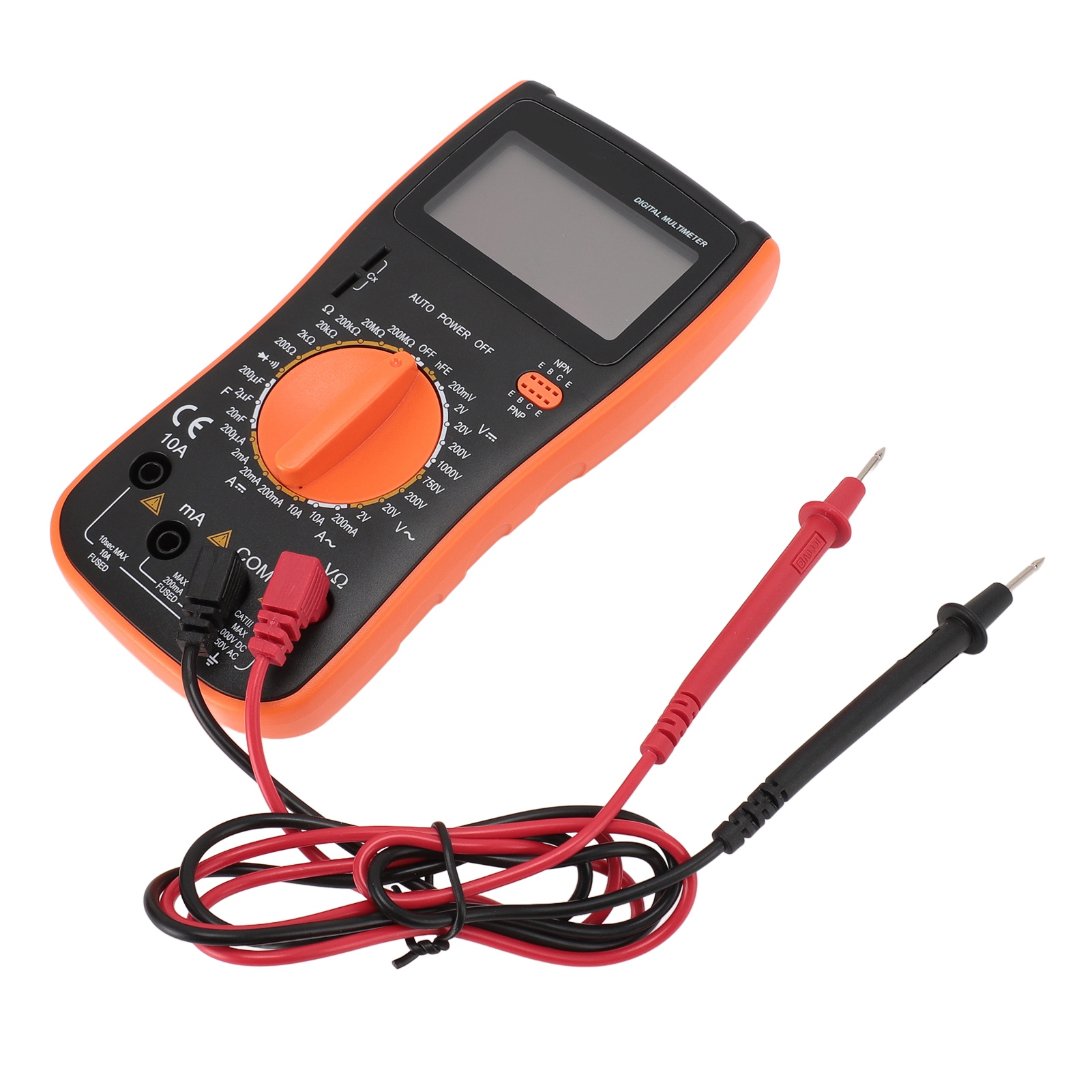 Vc9208 Digitalmultimeter Mit Lcd-bildschirm: Misst Spannung, Strom, Kapazität Und Widerstand Und Testet Temperatur Und Frequenz.