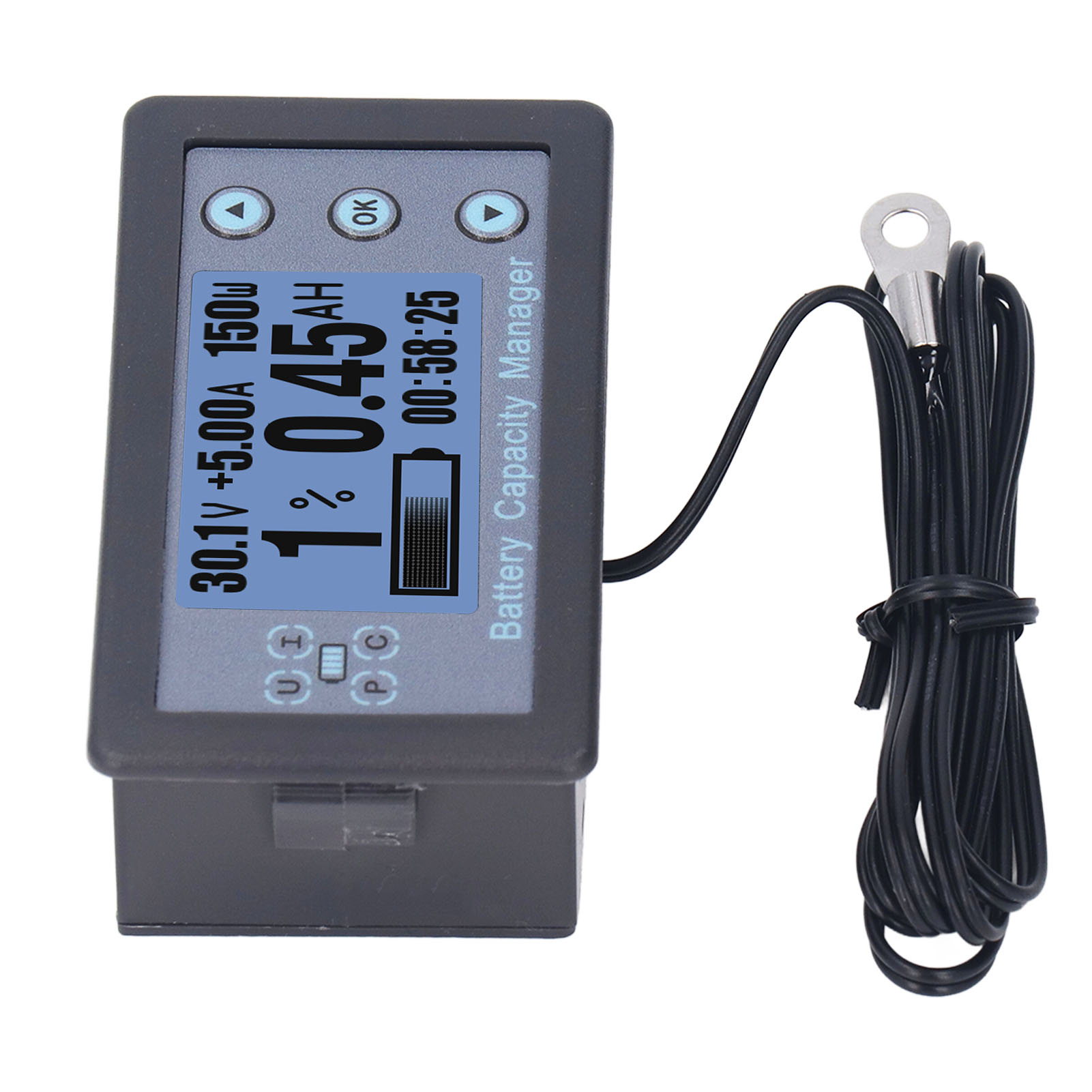 Hochpräzises Bluetooth-coulomb-messgerät, Lcd-bildschirm, Spannungs-, Strom- Und Kapazitätsanzeige, 3 M Langes Geschirmtes Kabel, 120 V, 100 A, Va9510