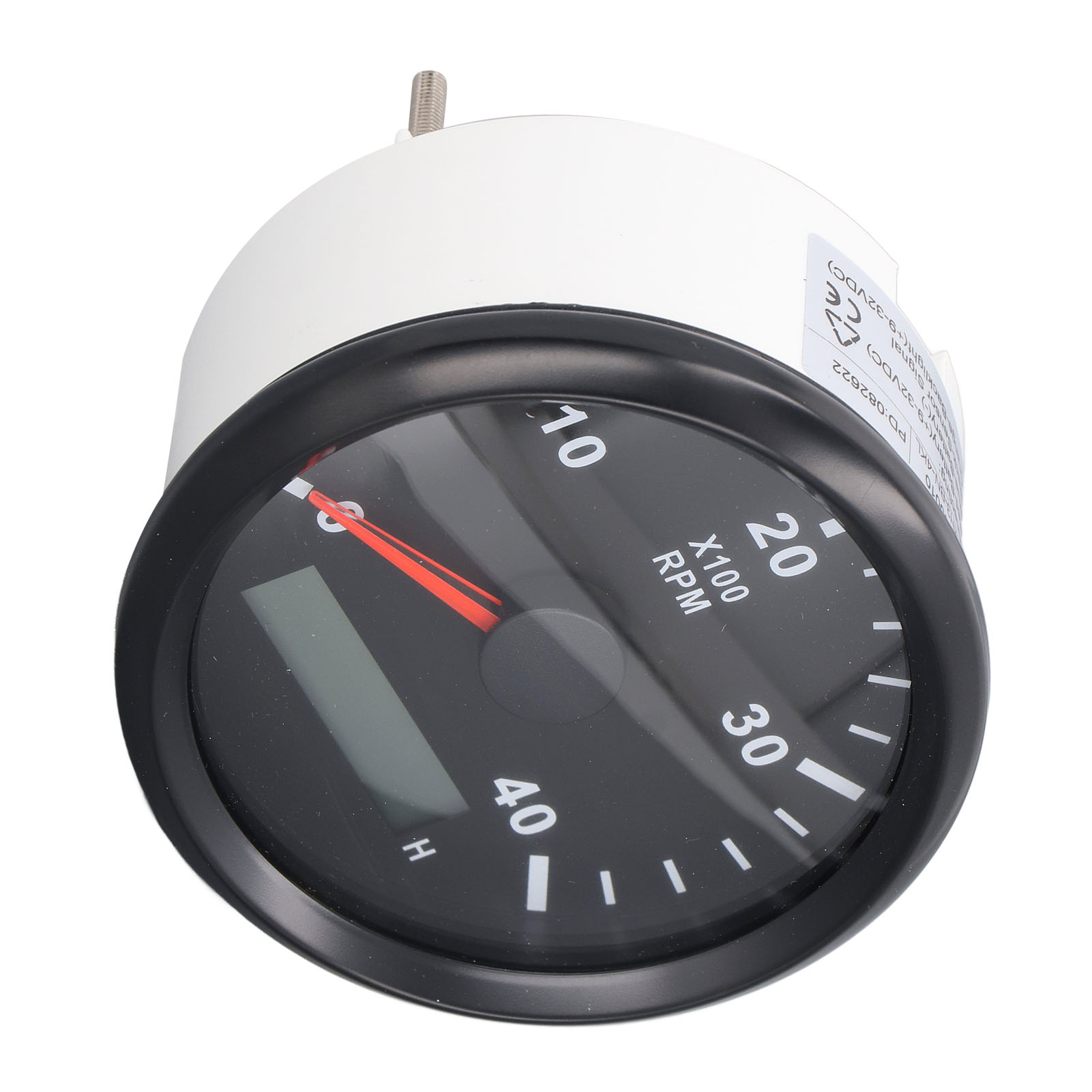 85-mm-drehzahlmesser, Wasserdichter Geschwindigkeitsanzeiger 4000 U/min, Gleichstrom 9–32 V, Tachometer Für Dieselmotoren