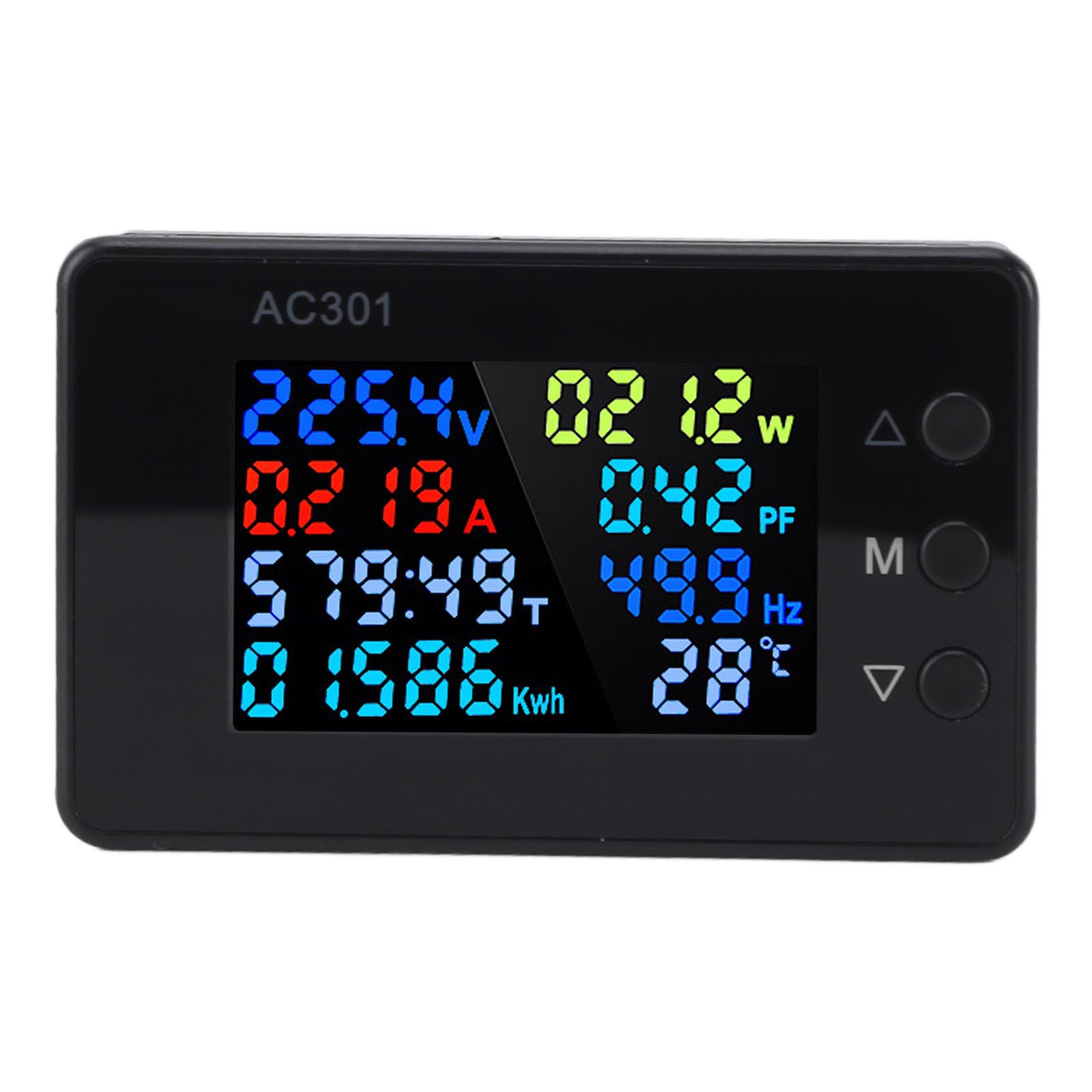 Hochpräzises Digitales Voltmeter/amperemeter Für Wechselstrom, Spannungs- Und Stromanzeige, Stromverbrauchsüberwachung 50–300 V 0–20 A Kws-ac301l
