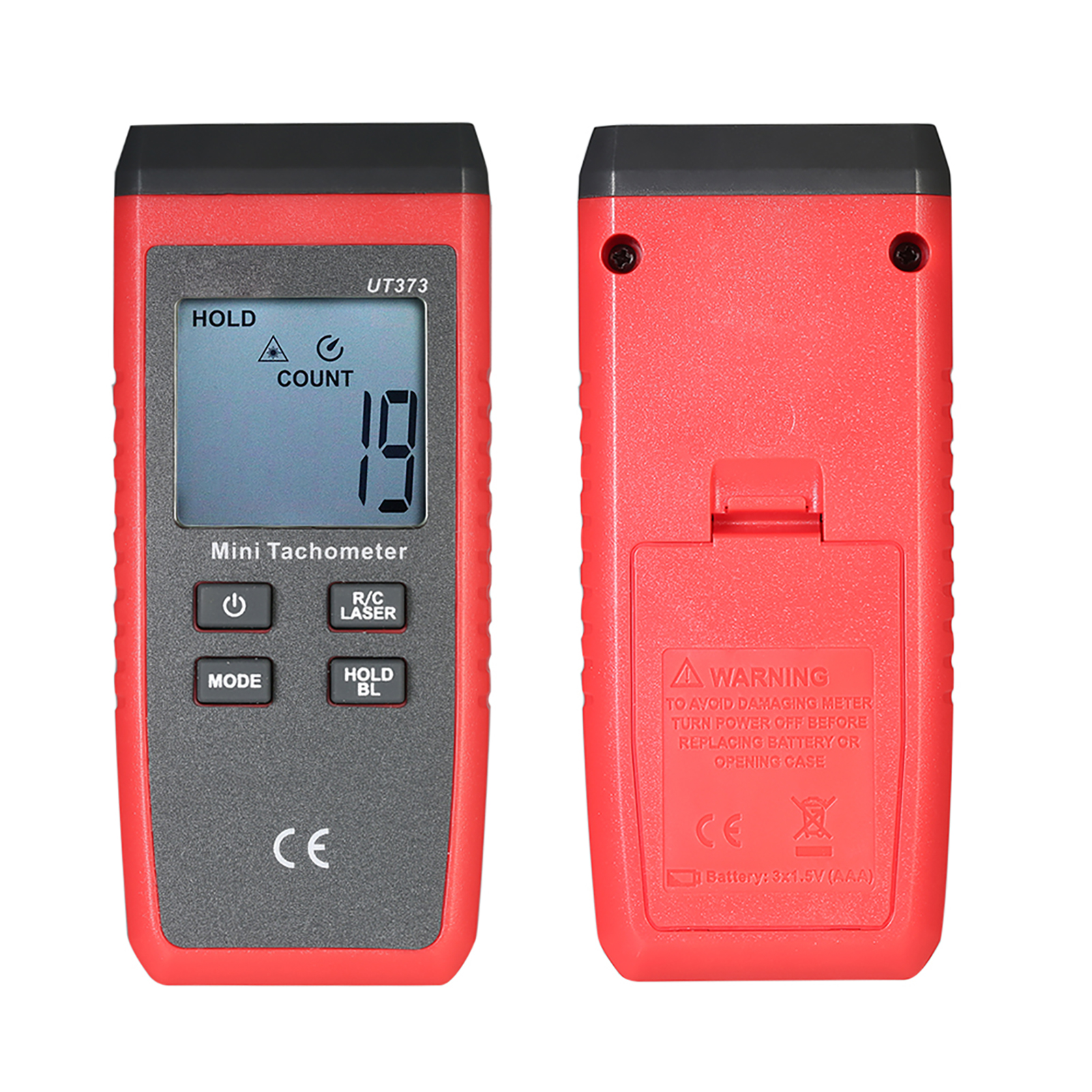 Uni-t Ut373 Tragbarer Digitaler Drehzahlmesser Mit Lcd-bildschirm, Messbereich: 0 Bis 99.999 Punkte
