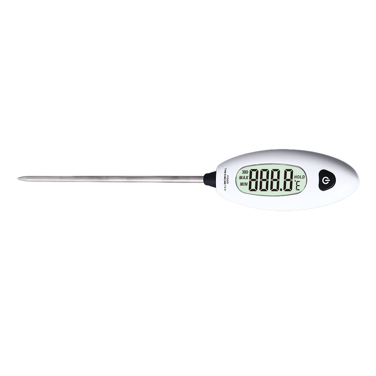 Digitales Lcd-lebensmittelthermometer Mit Edelstahlsonde Zum Kochen, Zubereiten Von Fleisch Und Backen. Ideal Für Den Hausgebrauch.