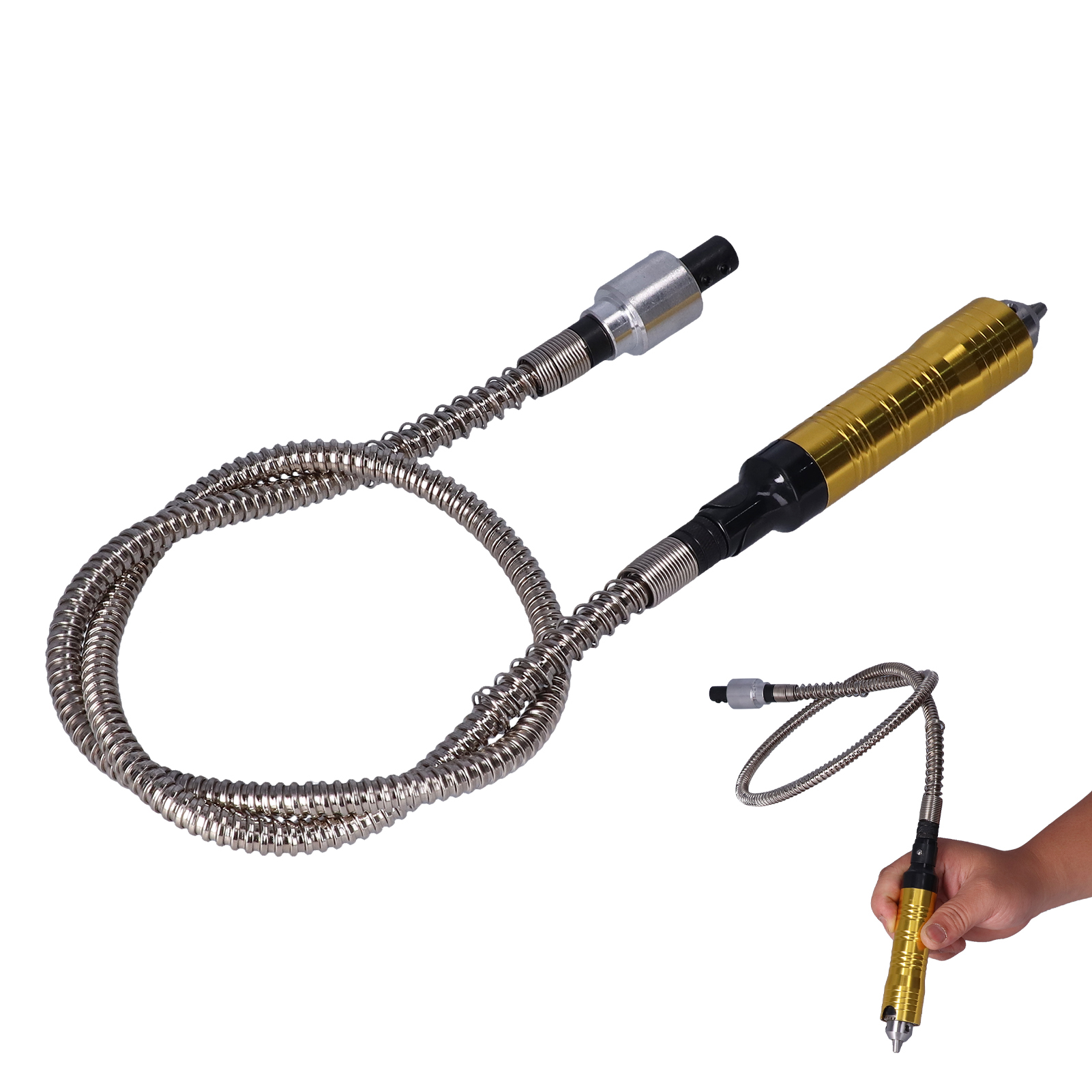 Adapter Für Winkelschleifer, Flexible Verlängerung, Spannfutter Und Griff Für Elektrische Poliermaschine