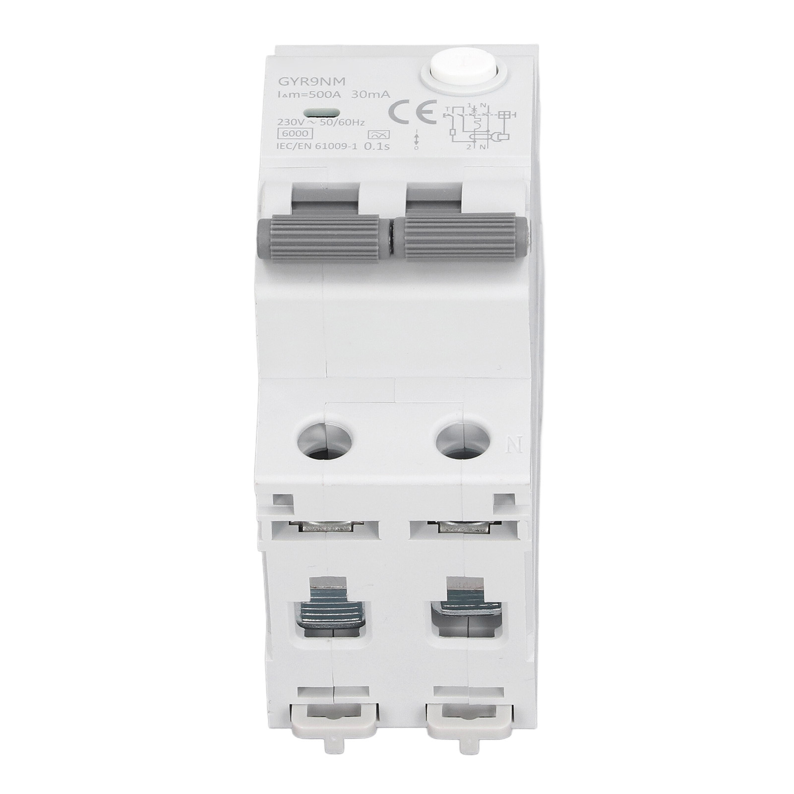 1p+n 30 Ma Fehlerstromschutzschalter Mit Integriertem Überstromschutz, 230 V 32 A