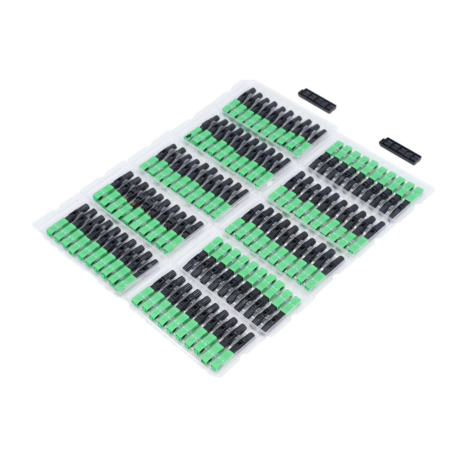 Schnellverbinder Für Sc-upc-vierkantstecker-glasfaserkabel, Vorintegrierter Abs-glasfaser-konverteradapter