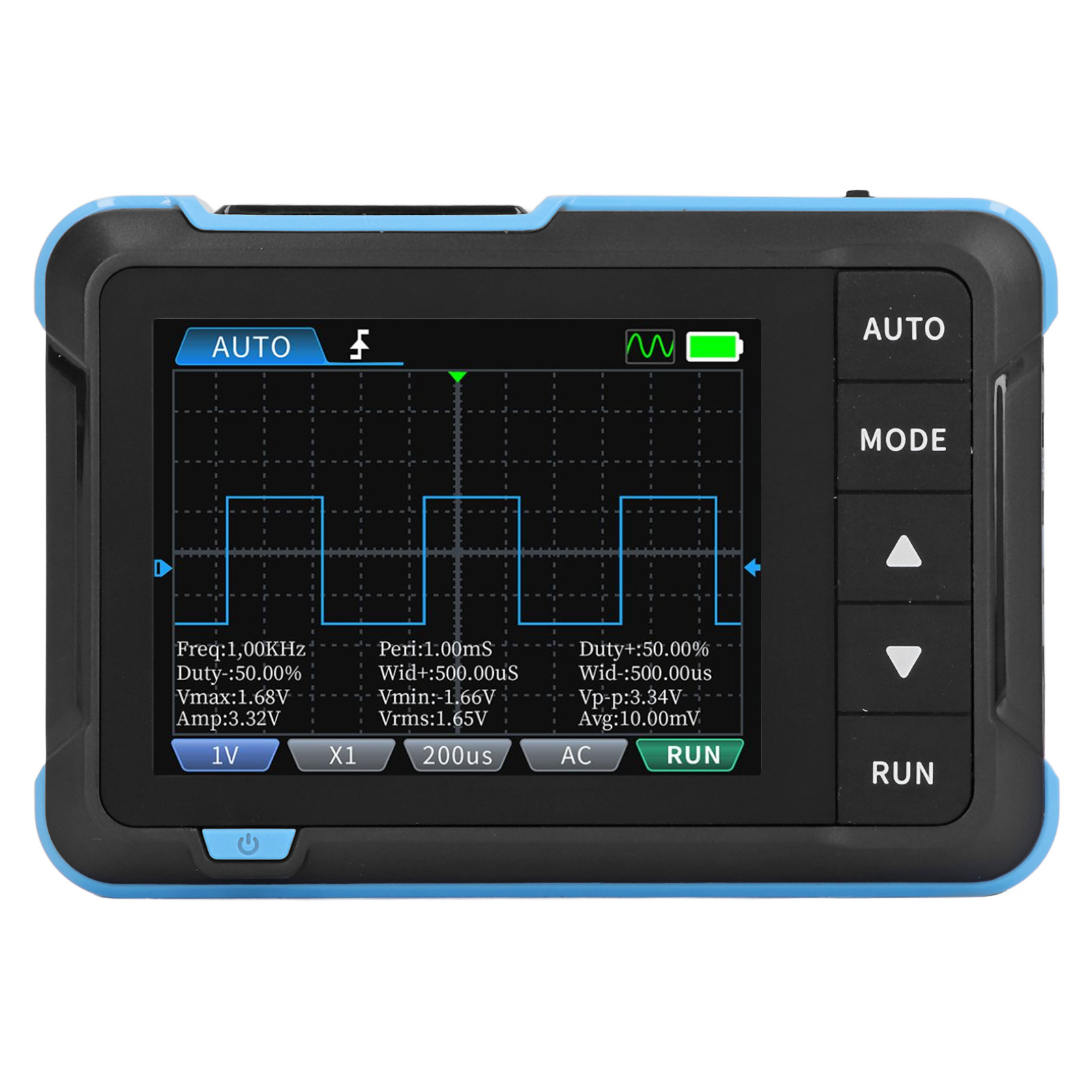 Mini-tragbares Oszilloskop, 2,8-zoll-tft-bildschirm, 1 Mhz Bandbreite, 5,0 Ms/s Abtastrate, Digitales Oszilloskop