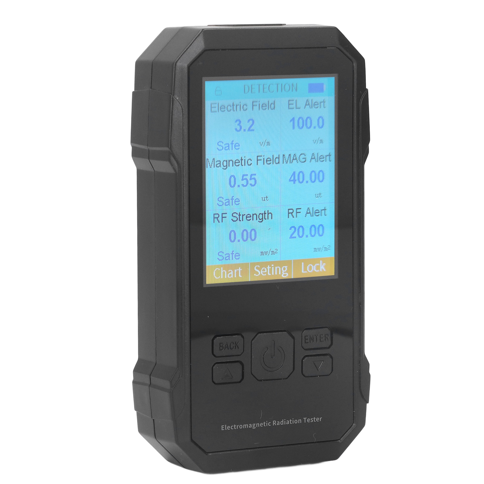 Hochpräziser Elektromagnetfelddetektor, Emf-tester, Für Küche, Büro, Industrie, Geisterjagd, Schwarz
