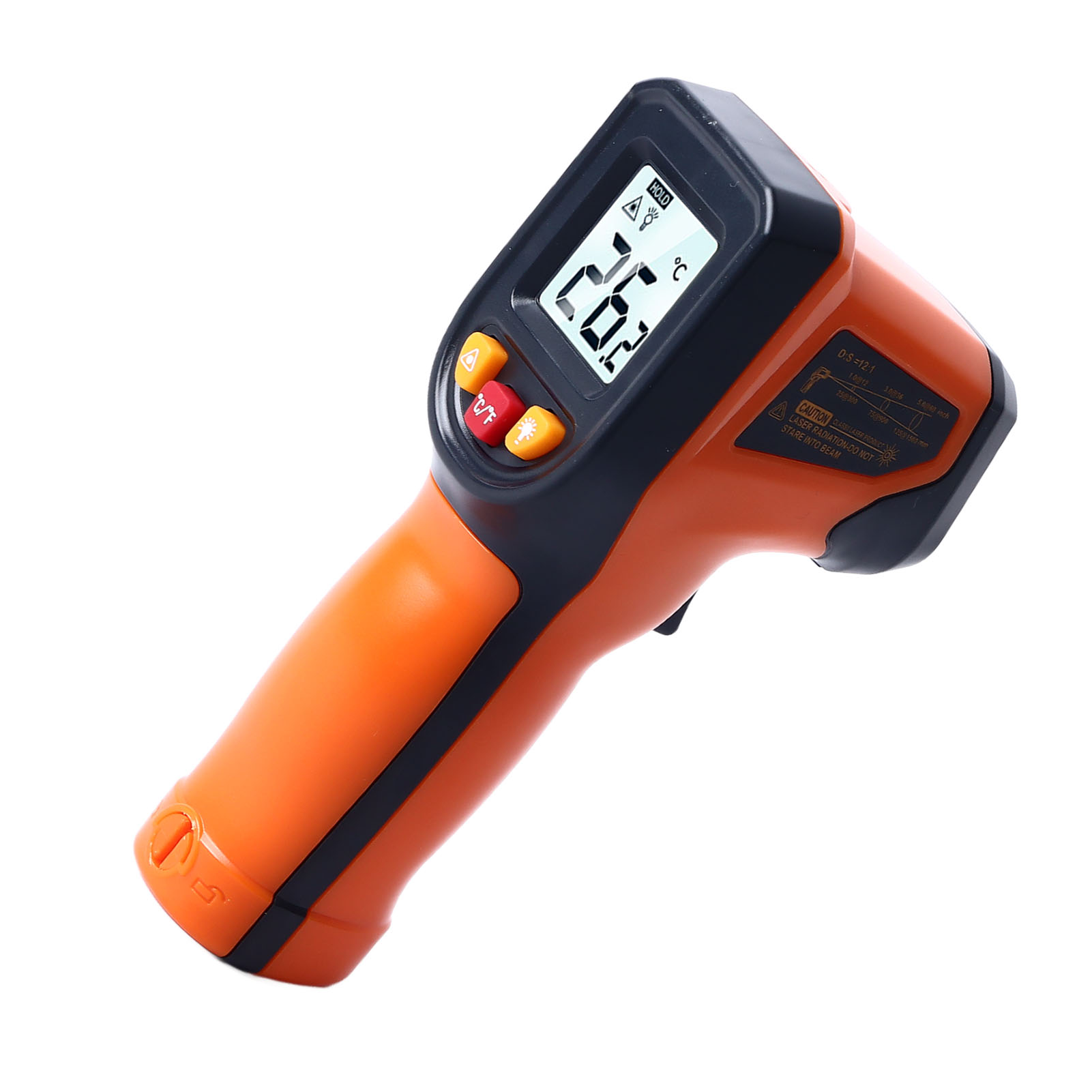 Berührungsloses Infrarot-kochthermometer, Digitales Infrarot-laser-lebensmittelthermometer -50600℃ (‑581112℉)