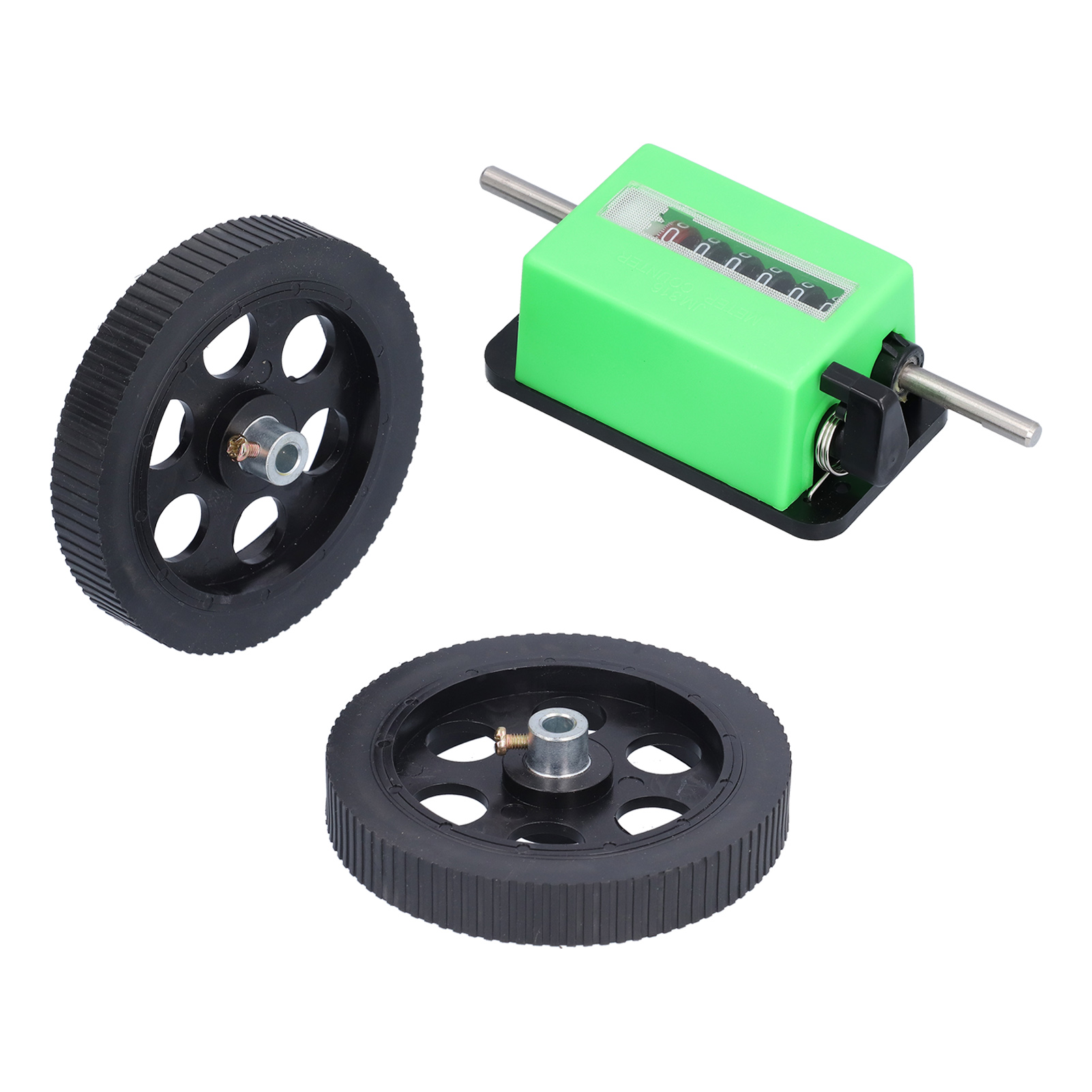Mechanischer 6-stelliger Längenzähler, Rollenmesser, Messbereich 0-99999,9 Meter Jm316
