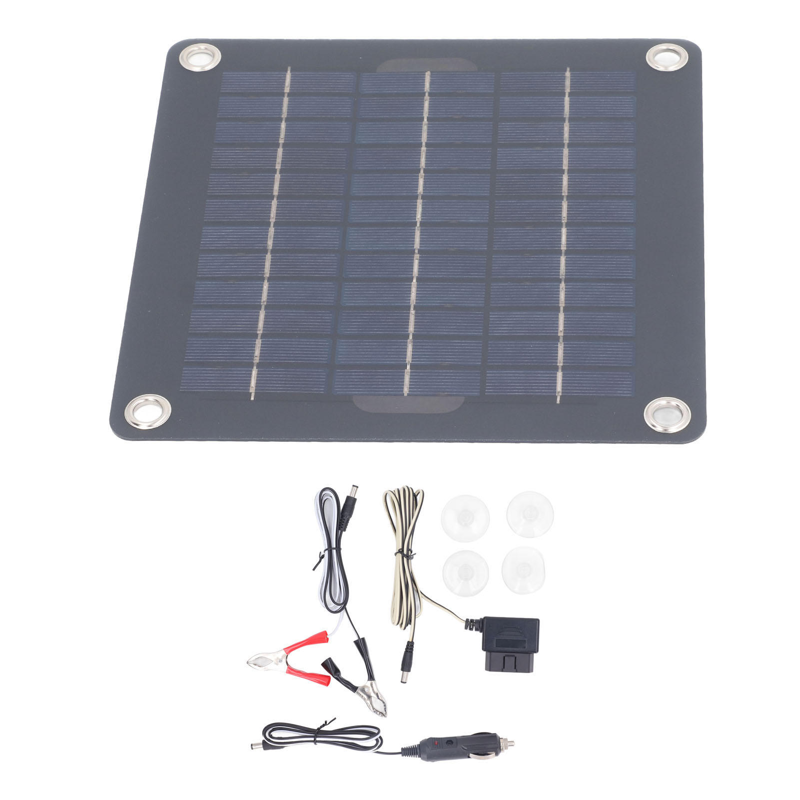 Solarladegerät-set Für 12v/18v Monokristalline Batterien, 20w, Für Wohnmobile, Autos Oder Boote.