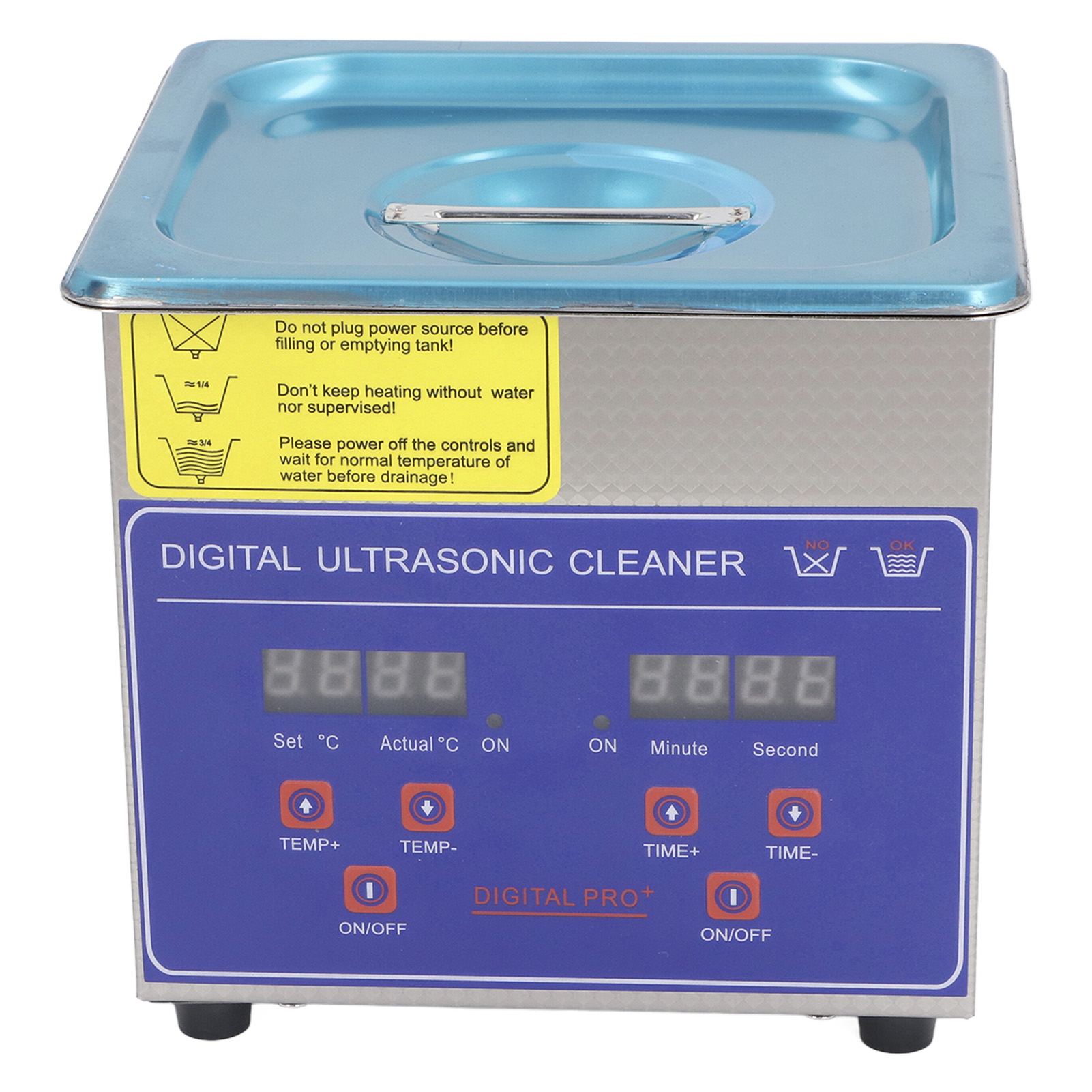 Professionelles 1,3-liter-ultraschallreinigungsgerät Für Schmuck, Uhren Und Ringe Mit Timer Und Heizfunktion, Eu-stecker, 200–240 V Wechselstrom, 50 Hz