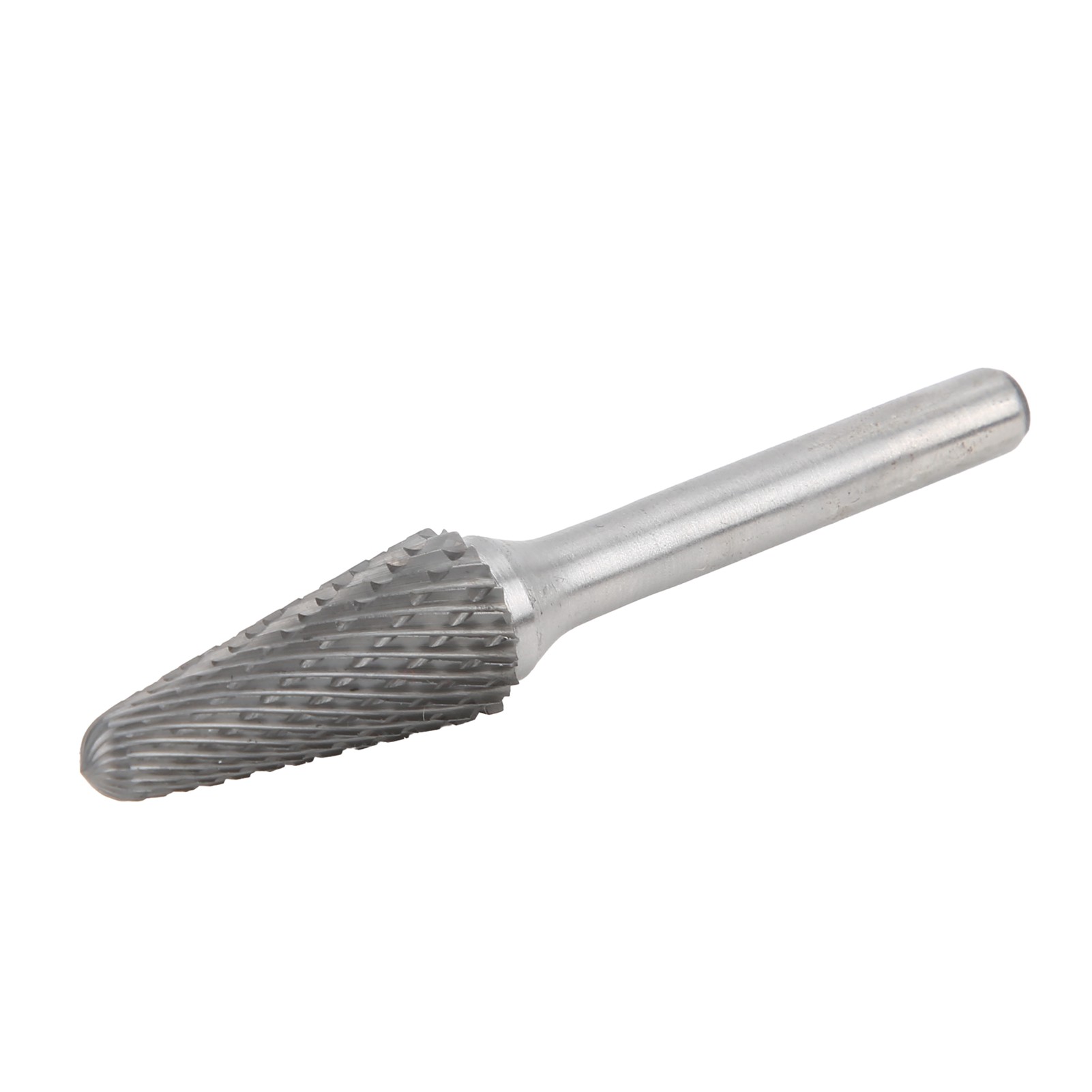 12-mm-rotationsfeile Mit Doppelkorn Aus Verschleißfestem Hartmetall, Schleifkopf Aus Wolframstahl Zum Polieren (l1228m06)
