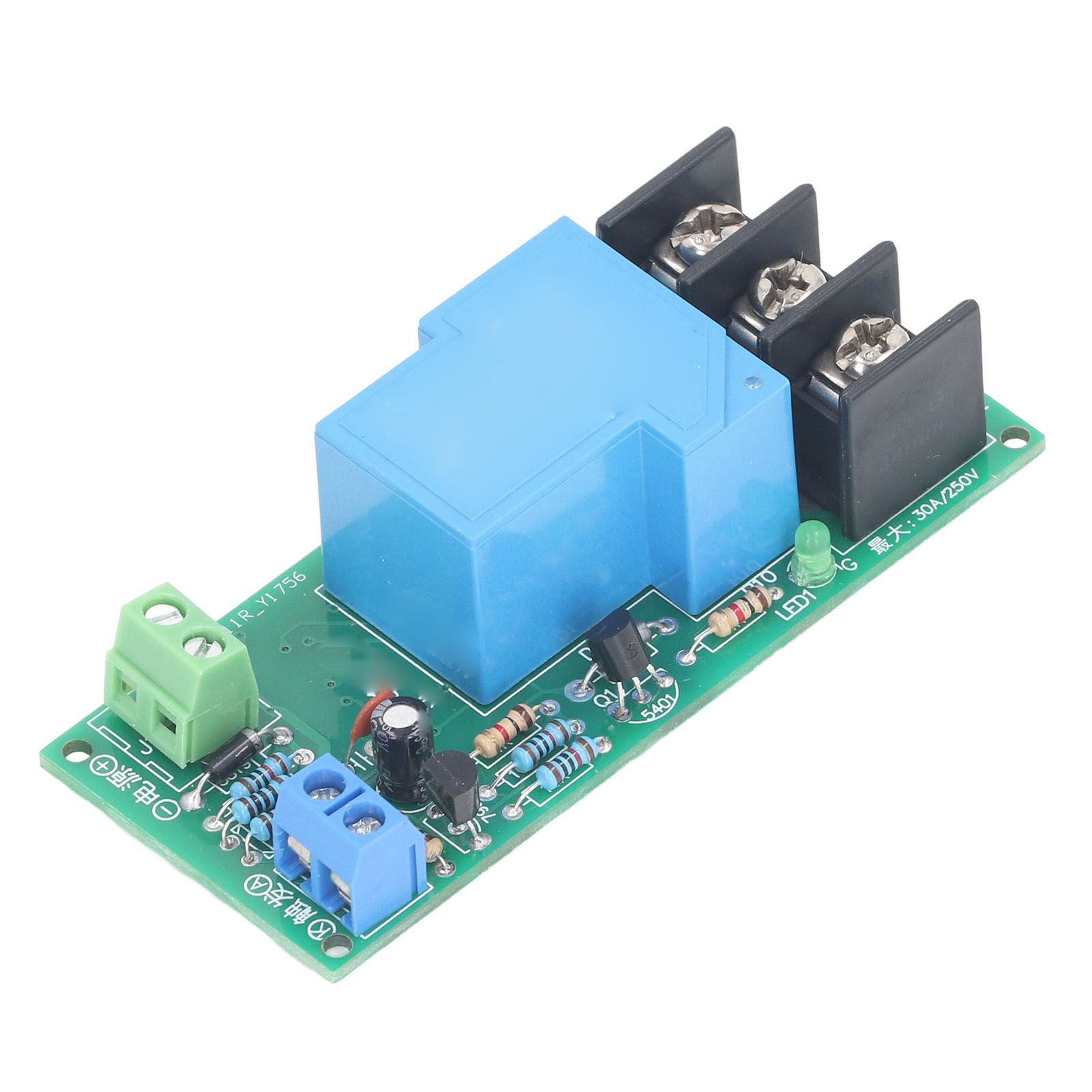 Multifunktionales Zeitverzögerungsrelais Mit Zeitverzögerung Von 0 Bis 60 Minuten, Optokopplerisoliert, 12 V Dc, 30 A.