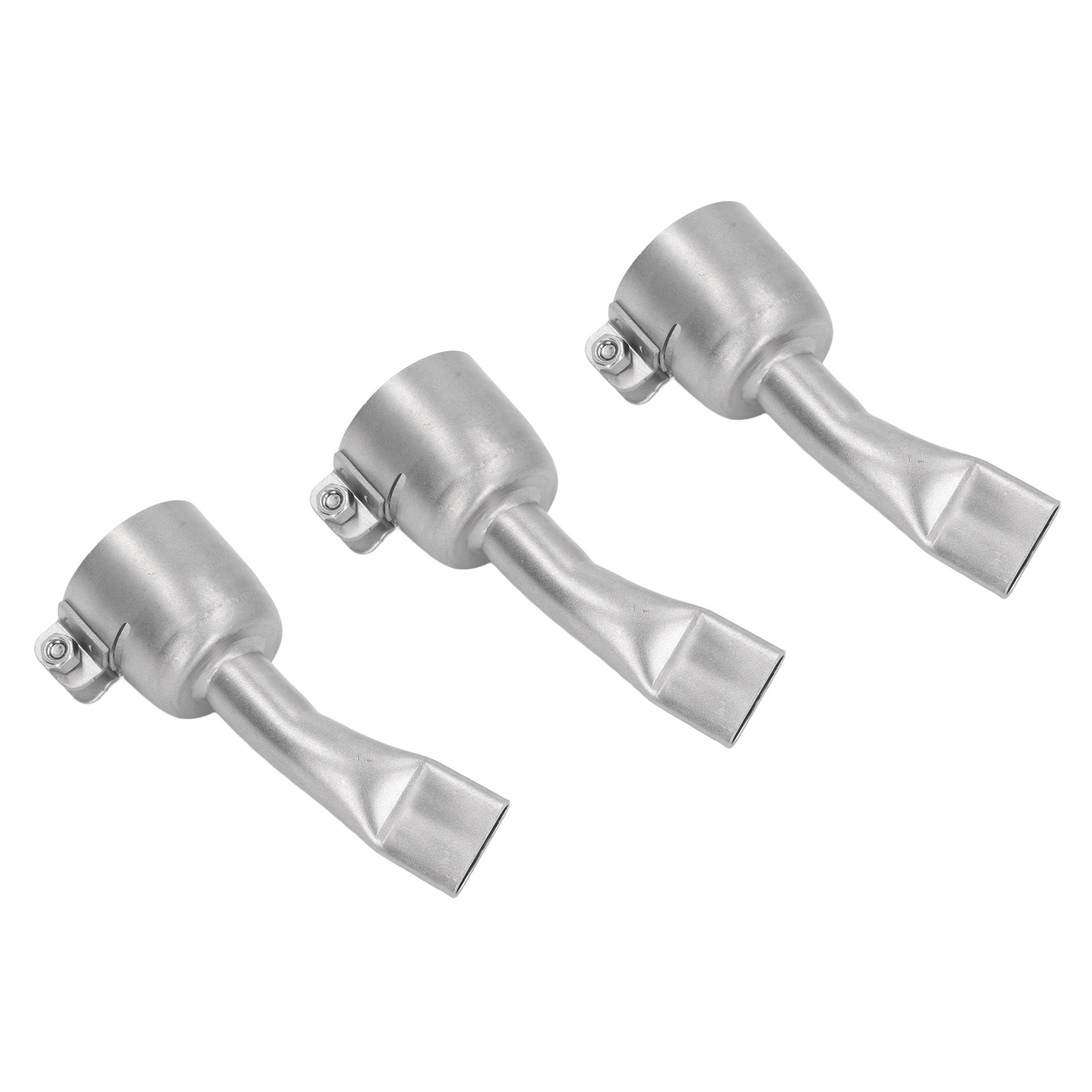 Set Mit 3 Flachen Schweißdüsen, 20 Mm Breit, Aus Edelstahl, Pp Und Pvc, Für Heißluftpistolen