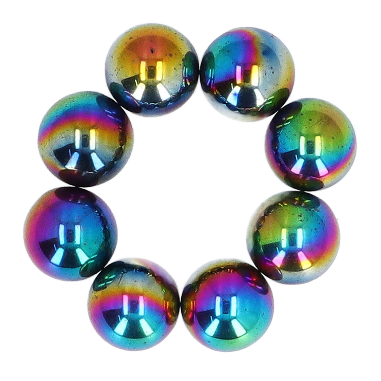 Set Mit 10 Magnetkugeln, 25 Mm Durchmesser, Regenbogenfarbene Magnete, Ein Lustiges Und Angstlösendes Spielzeug Fürs Büro.