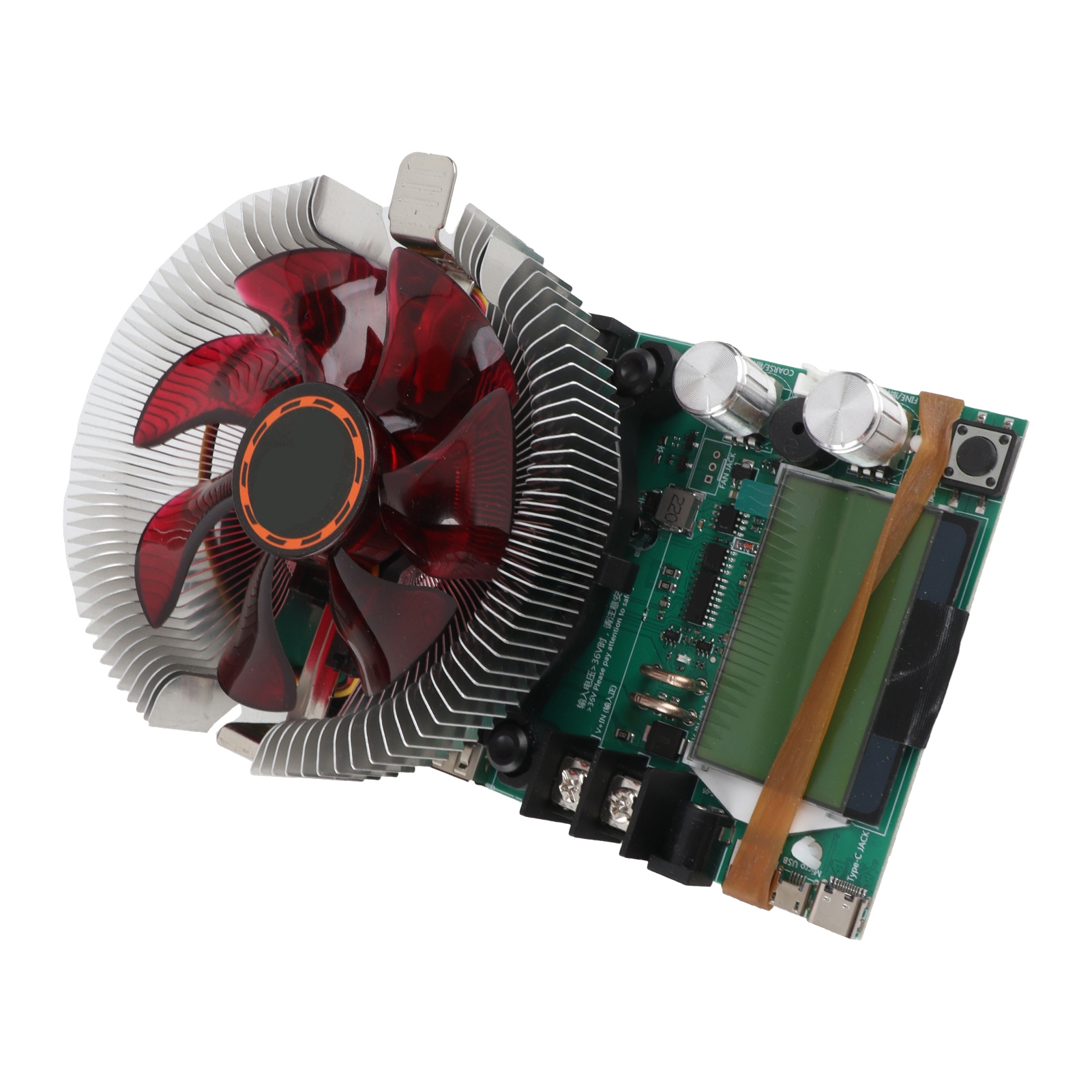 Elektronischer Lasttester (150 W, 20 A), Digitales Lcd-display, Elektronische Einstellung, Messung Konstanter Lasten, Batteriekapazitätstester, Voltmeter, Amperemeter, Multimeter