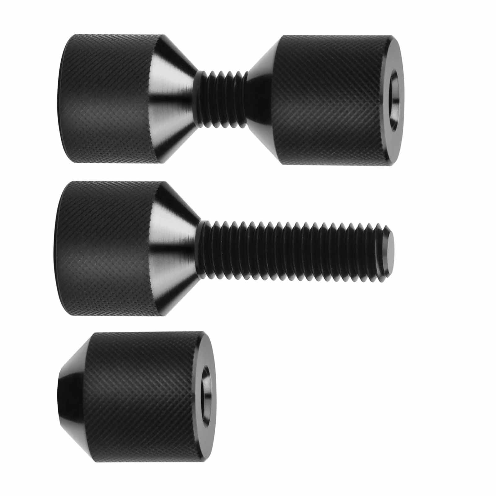 Flanschbolzen Mit Zwei Löchern, 1 1/8" Durchmesser, Aus Aluminiumlegierung, Für 3/8" Bis 1" Bolzenlöcher