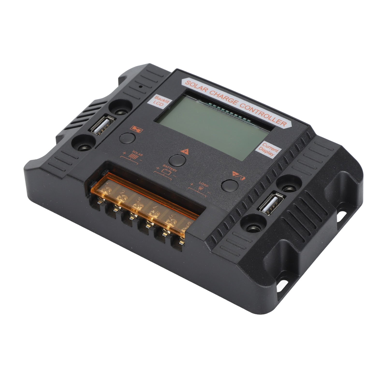 Laderegler Für 12v/24v 30a Solarmodule Mit Hintergrundbeleuchtetem Lcd-display