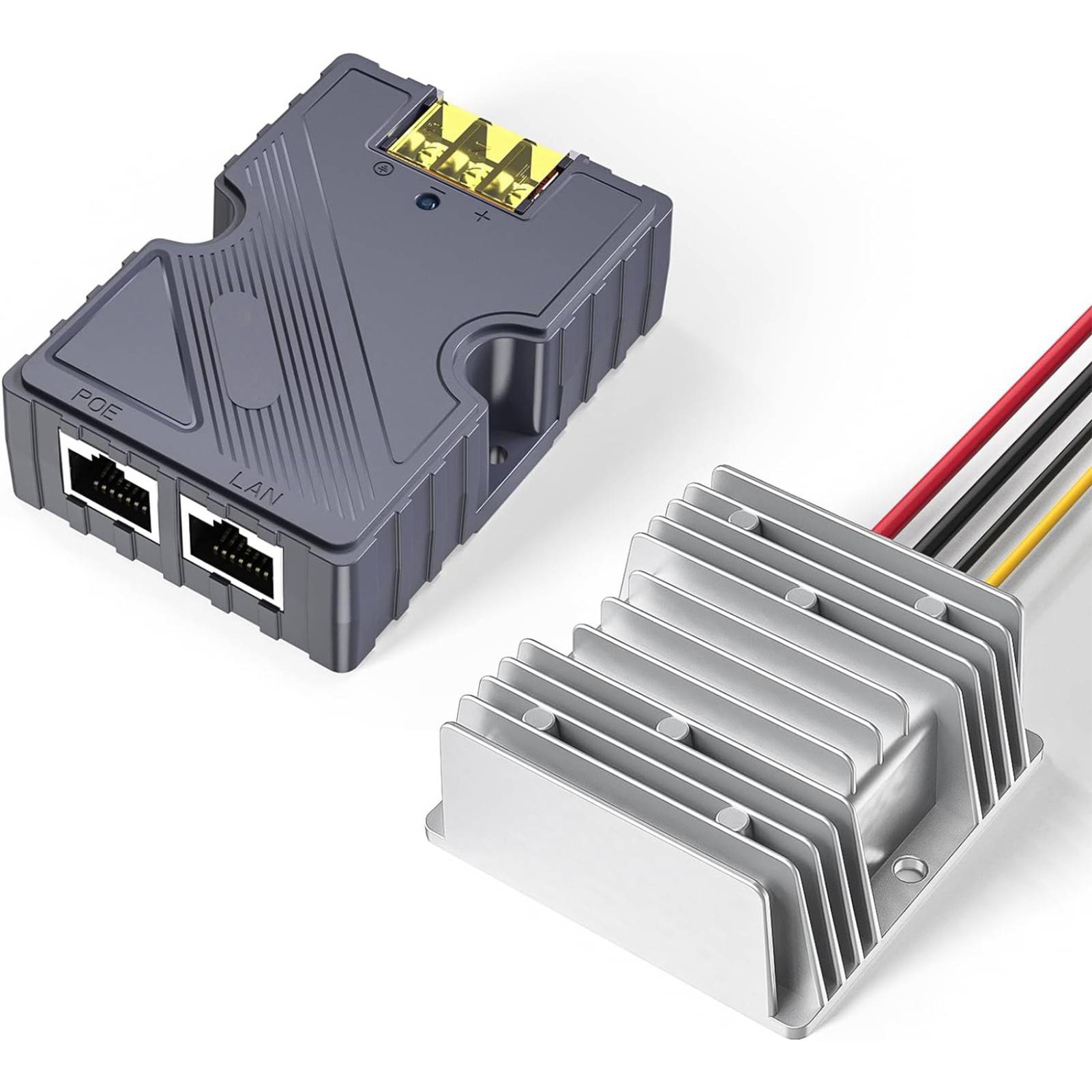 144-w-gigabit-ethernet-poe-injektor Mit Überspannungs- Und Esd-schutz Sowie 168-w-12-v-netzteil. – 56-v-dc-aufwärtswandler Für Dish V2-satelliten