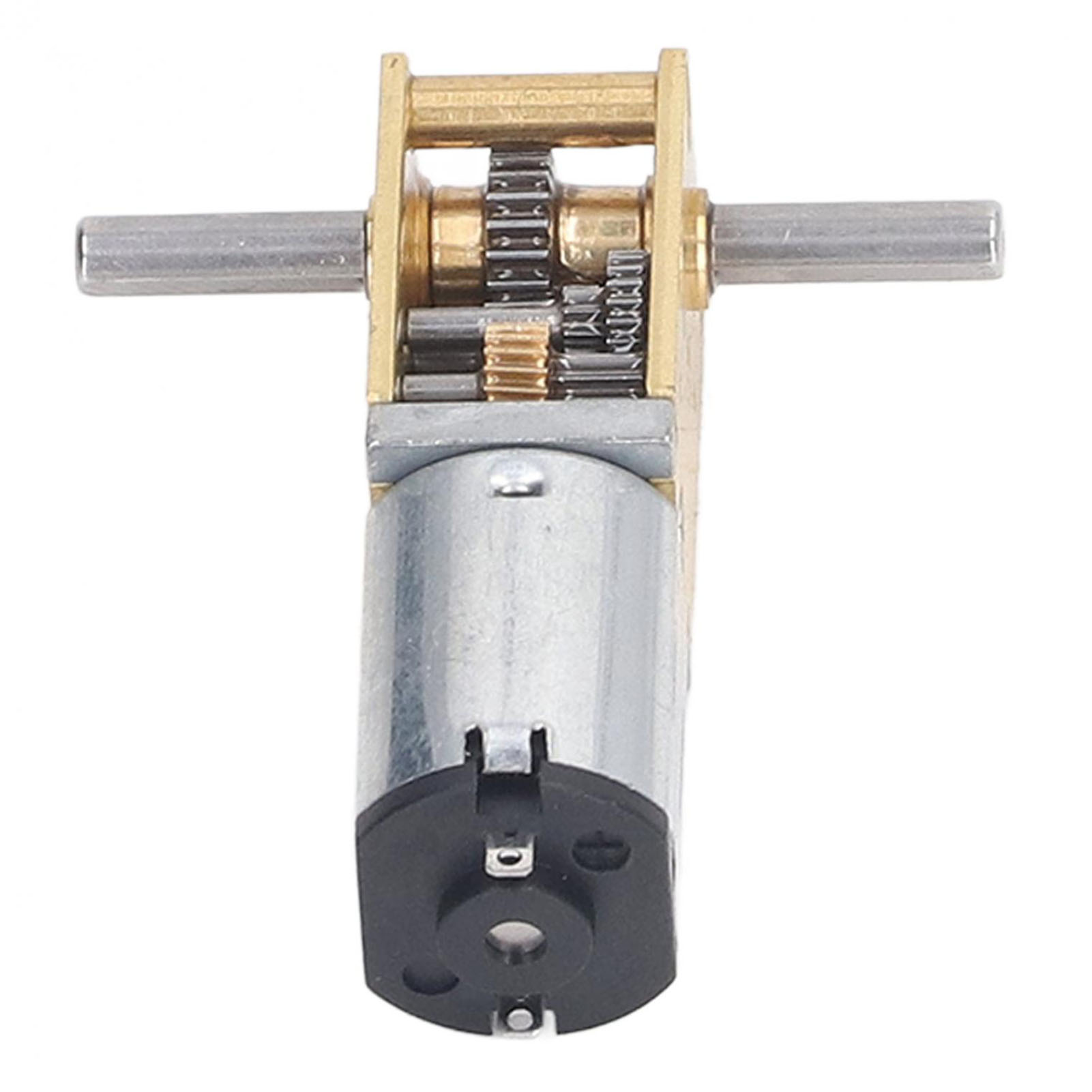 12-v-gleichstrom-schneckengetriebemotor Mit Zwei Wellen, 120 U/min, Hohe Leistung, Geringes Geräusch, Hoher Wirkungsgrad, Drehzahlreduzierer
