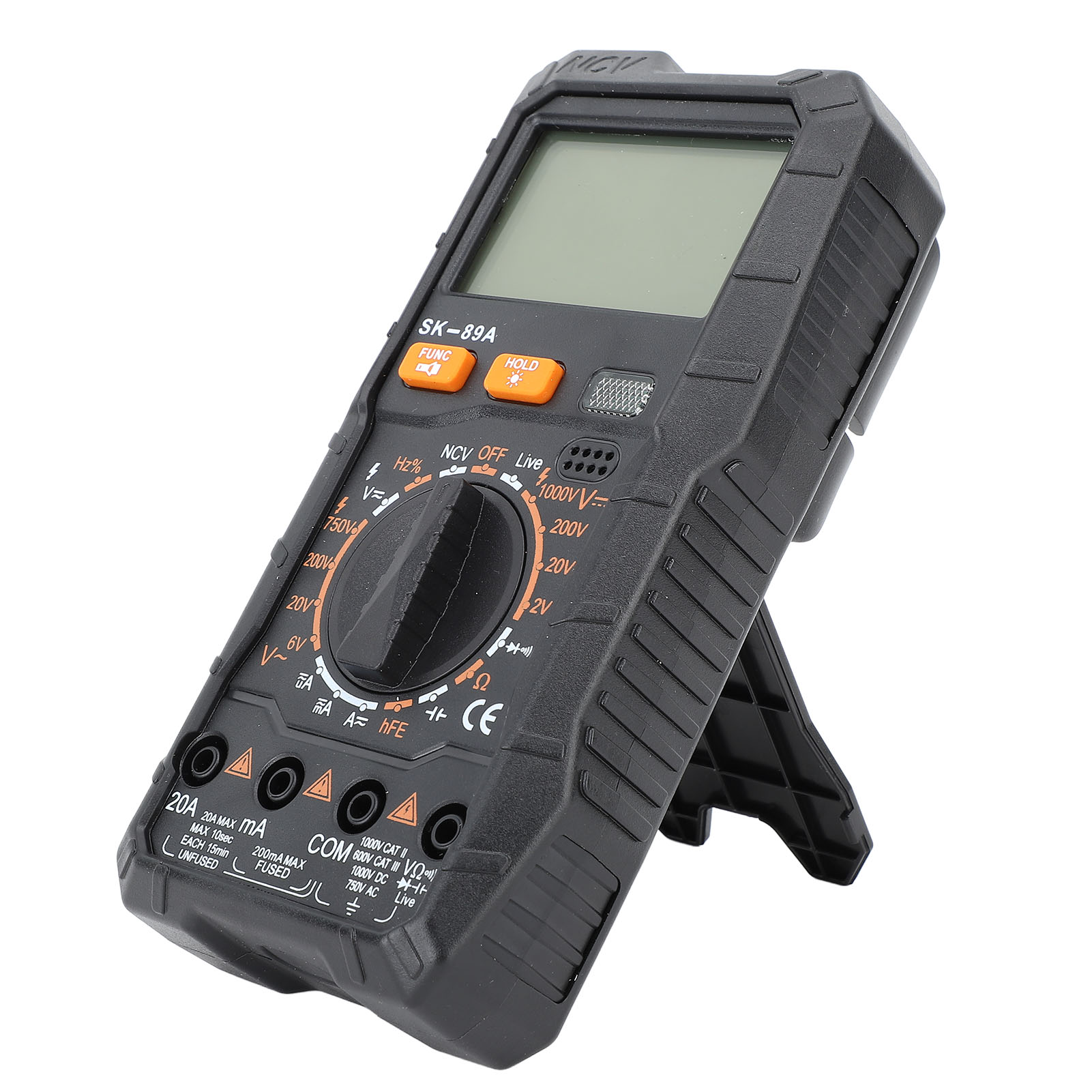 Digitales Multimeter Mit Automatischer Bereichswahl, Sprachausgabe, Spannungsmesser, Ac/dc-strom- Und Kapazitätsmessung, Widerstandsmessung Und Frequenzmessung