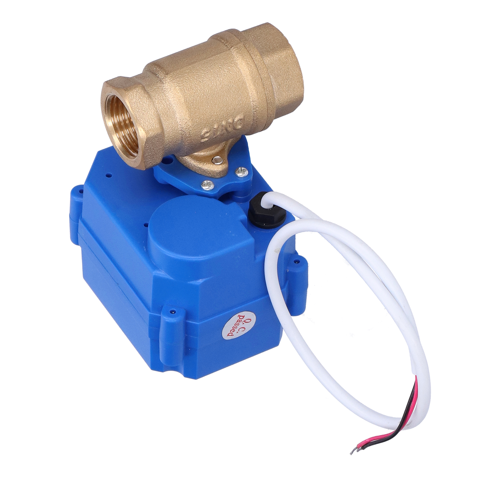 Motorisiertes Messing-kugelventil, Mikroelektrisch, 1/2" Gerade Bohrung Cwx-15n-cr04-dc924v-dn15