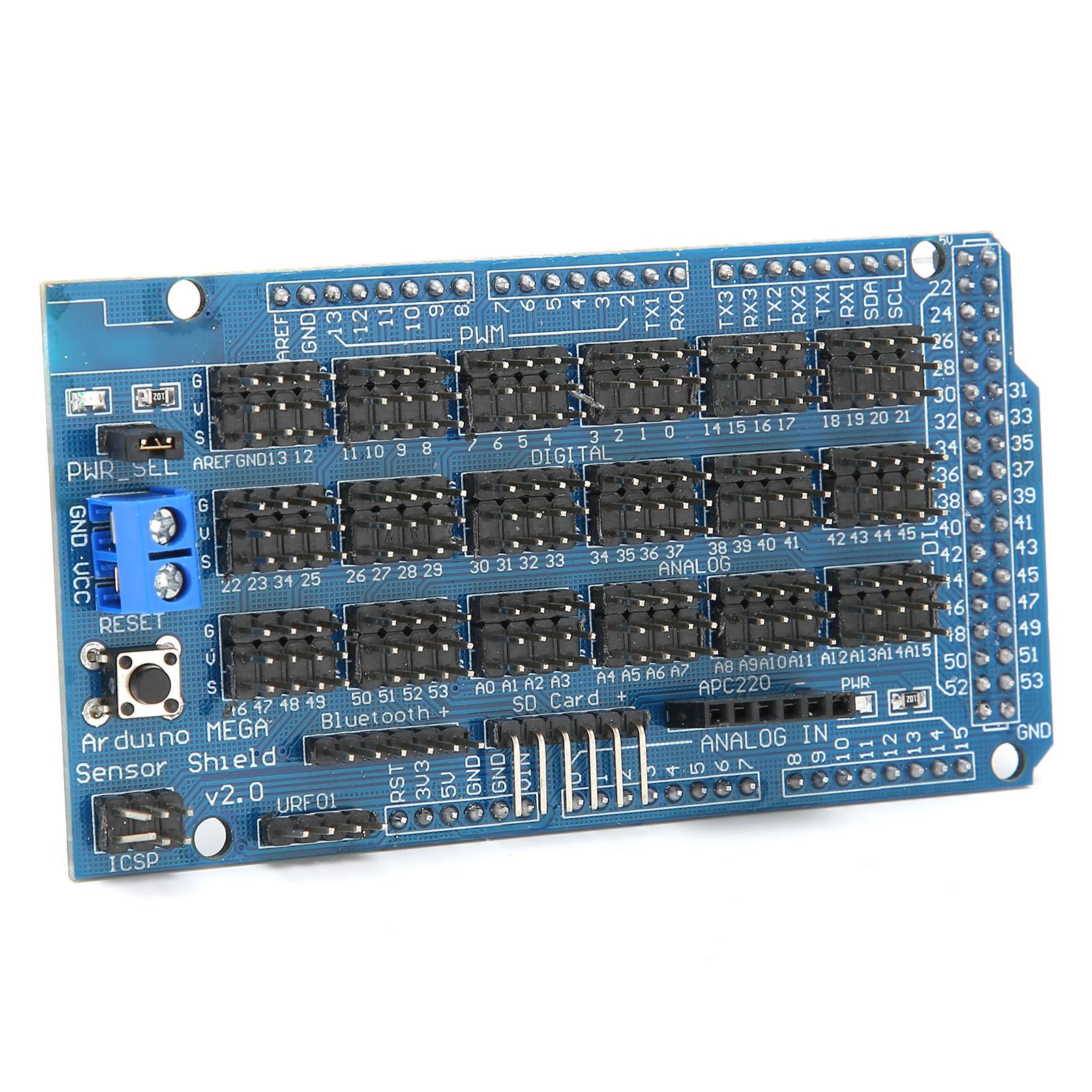 Sensor-erweiterungsplatine Mit Harzbasis, I2c-schnittstelle Für Sensorabschirmung V1.0 V2.0 Dc10v