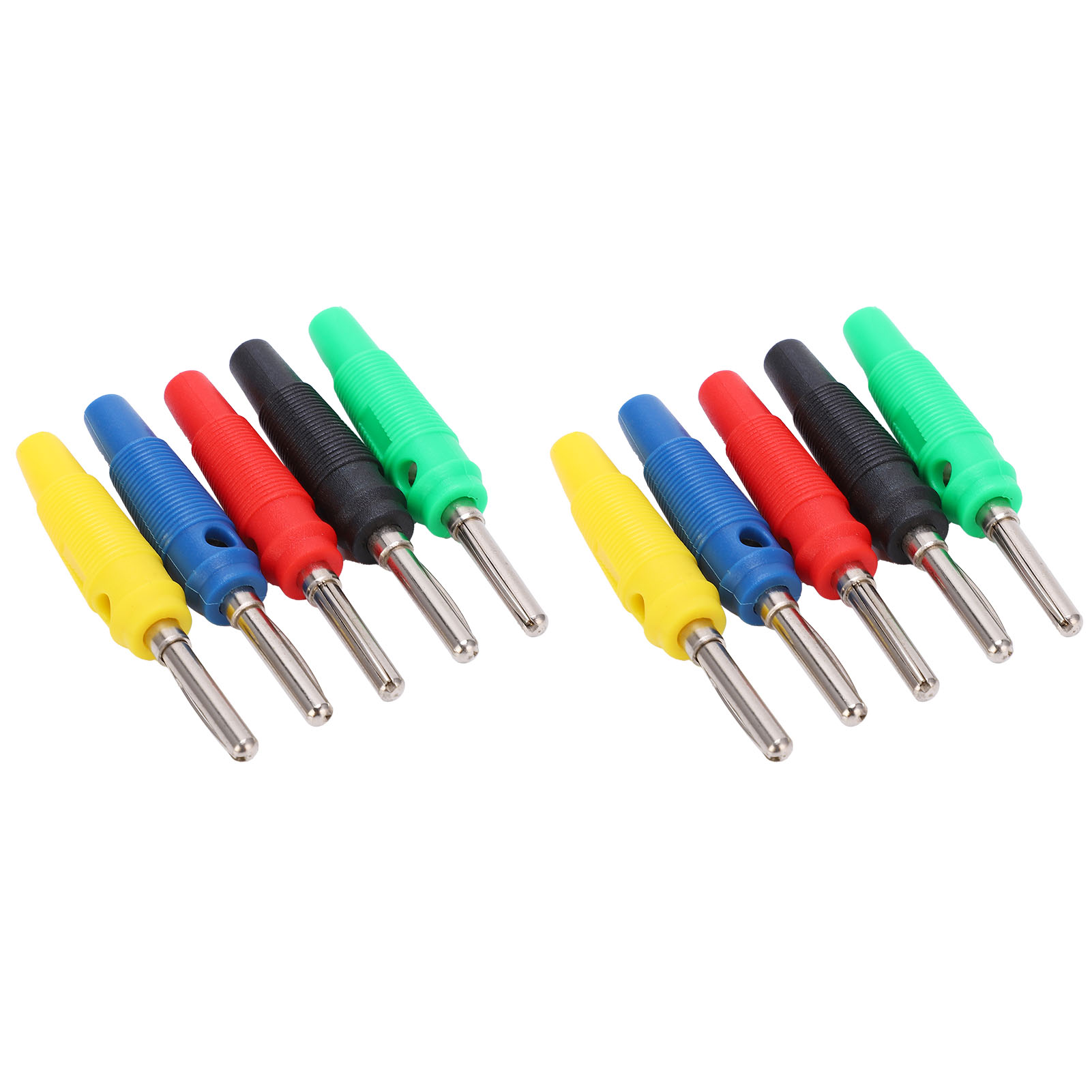 Packung Mit 2 U23-bananensteckern (einzeln, 4 Mm, Rot, Gelb, Blau, Grün, Schwarz) Für Elektrische Leistungsprüfungen