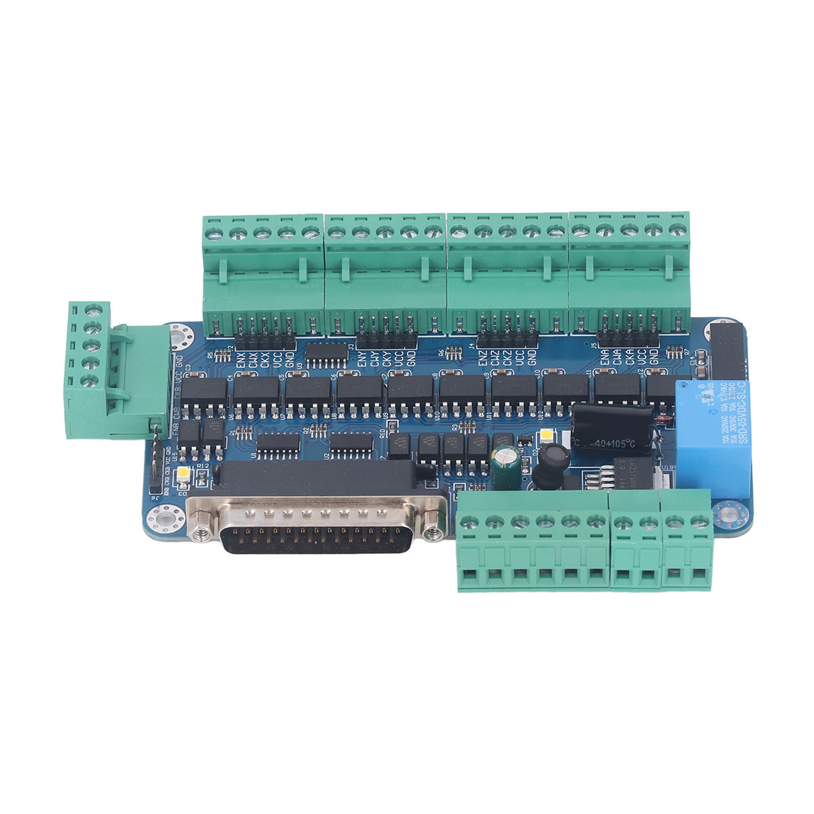 5-achsen-cnc-schrittmotor-steuerplatine Mit Steuerverteilung Für Mach3 12-60v Dc