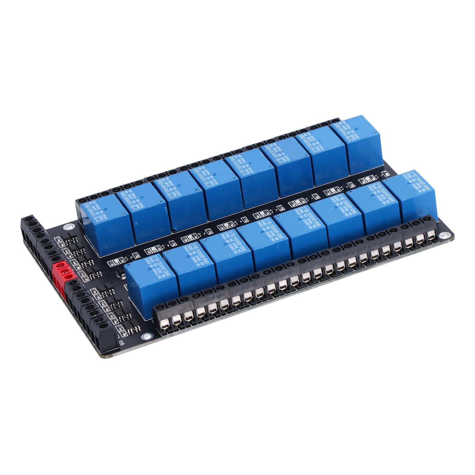 16-kanal-relaisplatine, In Sperrrichtung Vorgespanntes Netzteil, Bidirektionale Isolation, Störungsfreies Relaissteuermodul (dc12v)