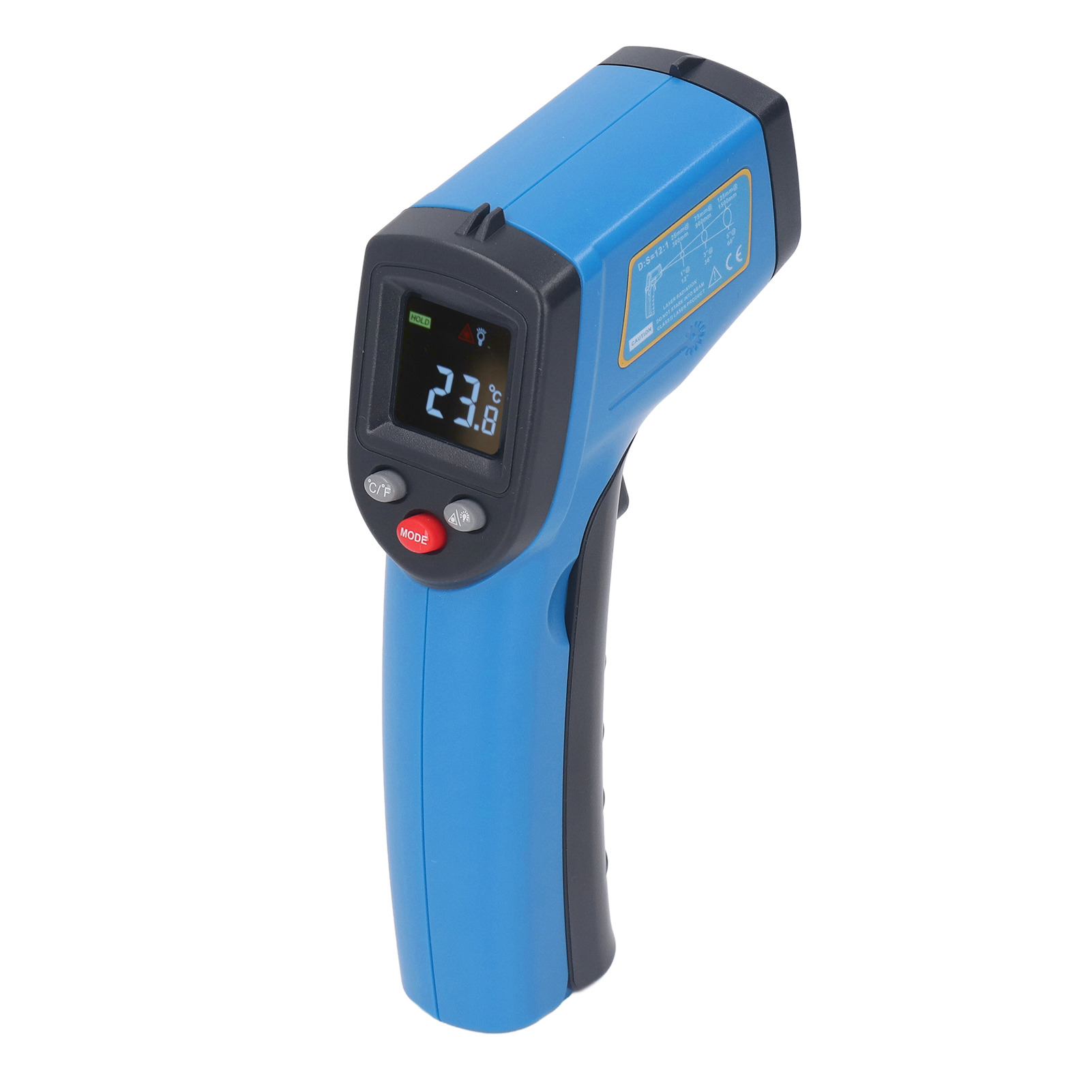 Hochpräzises, Tragbares Heißluftgebläse Mit Farbdisplay, Infrarot-thermometer (-50 °c Bis 400 °c) Für Industrielle Anwendungen